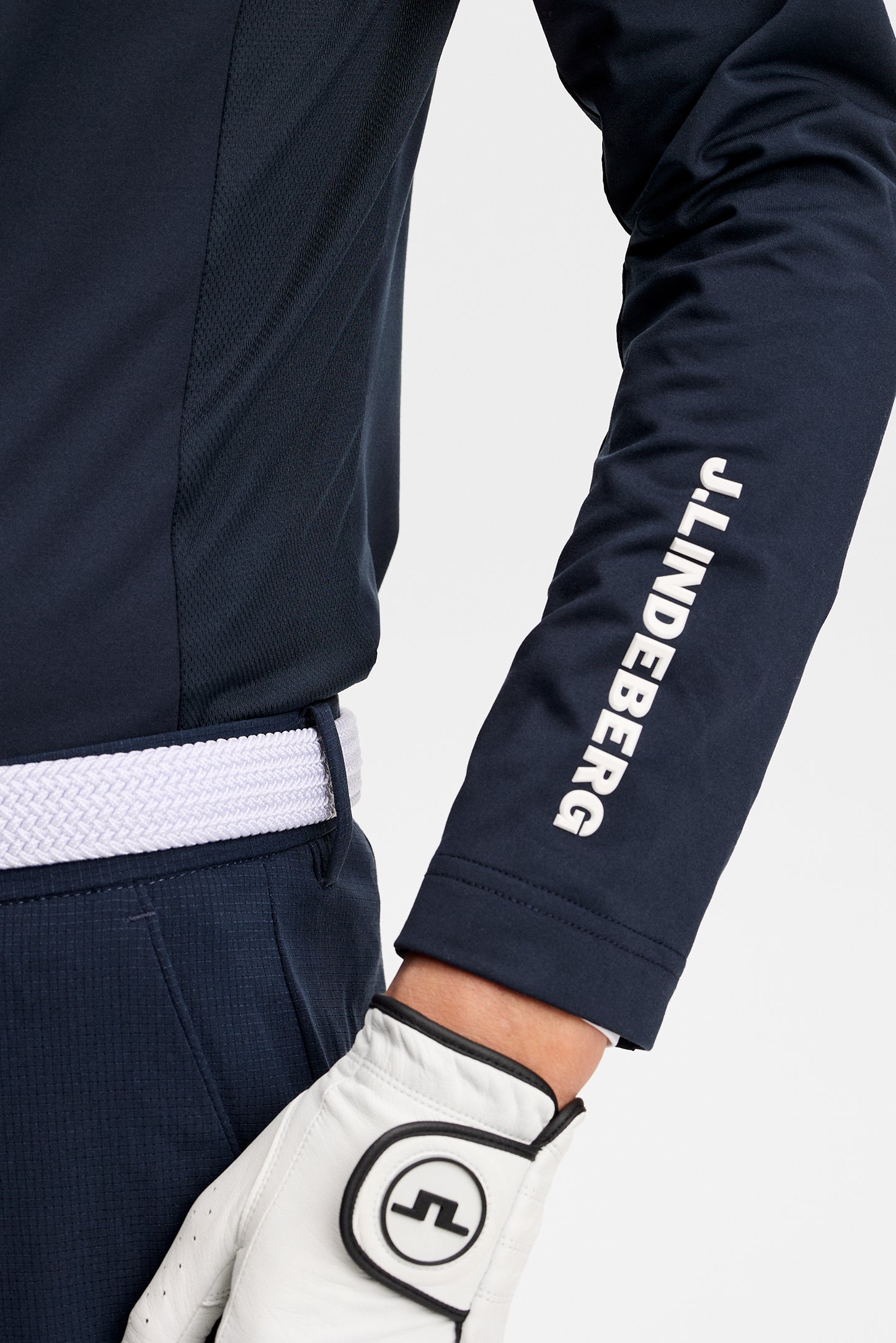 Tour Tech Mid Layer in JL Navy by J.Lindeberg