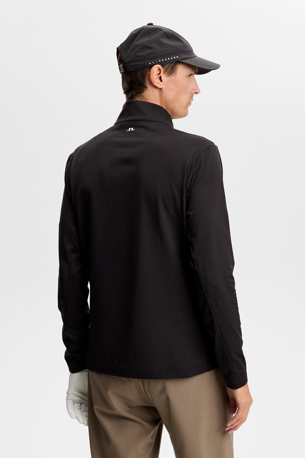 Tour Tech Mid Layer in Black by J.Lindeberg