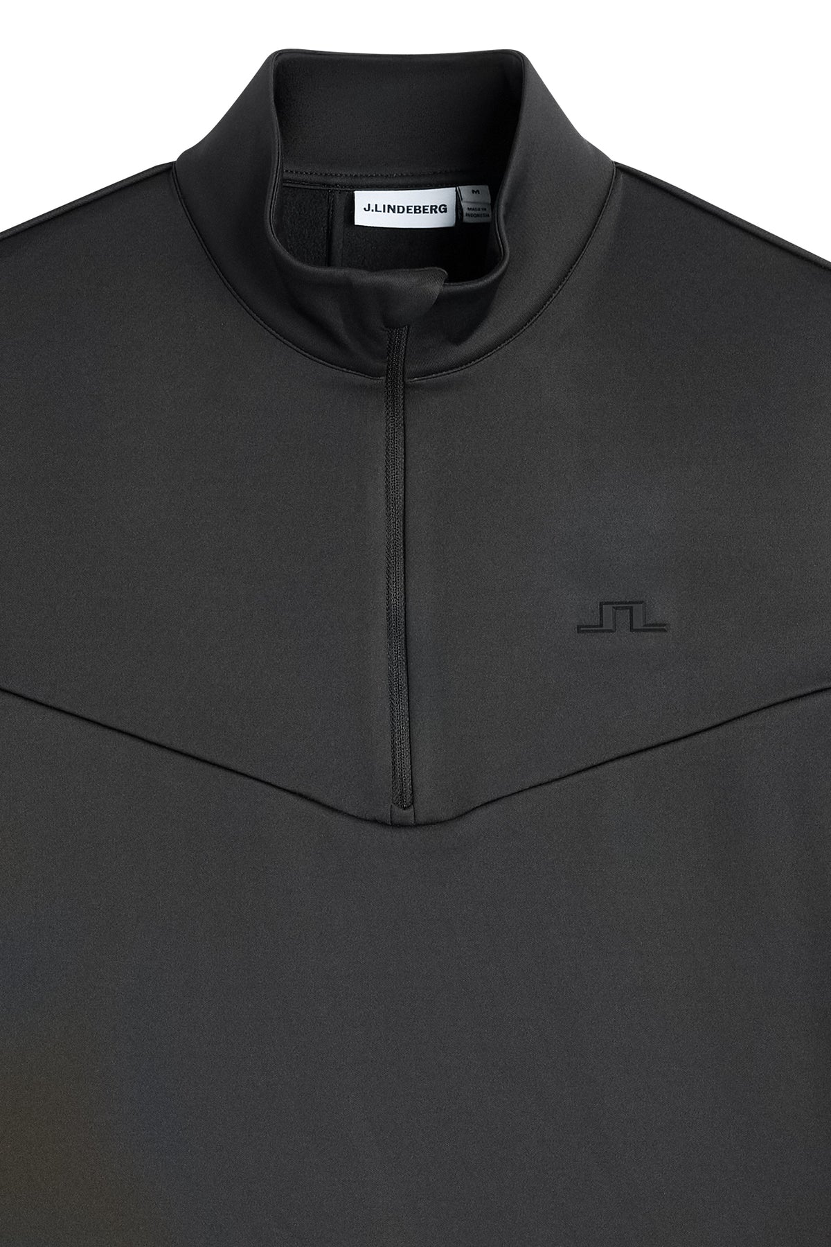 Maclean Quarter Zip Mid Layer in Black by J.Lindeberg