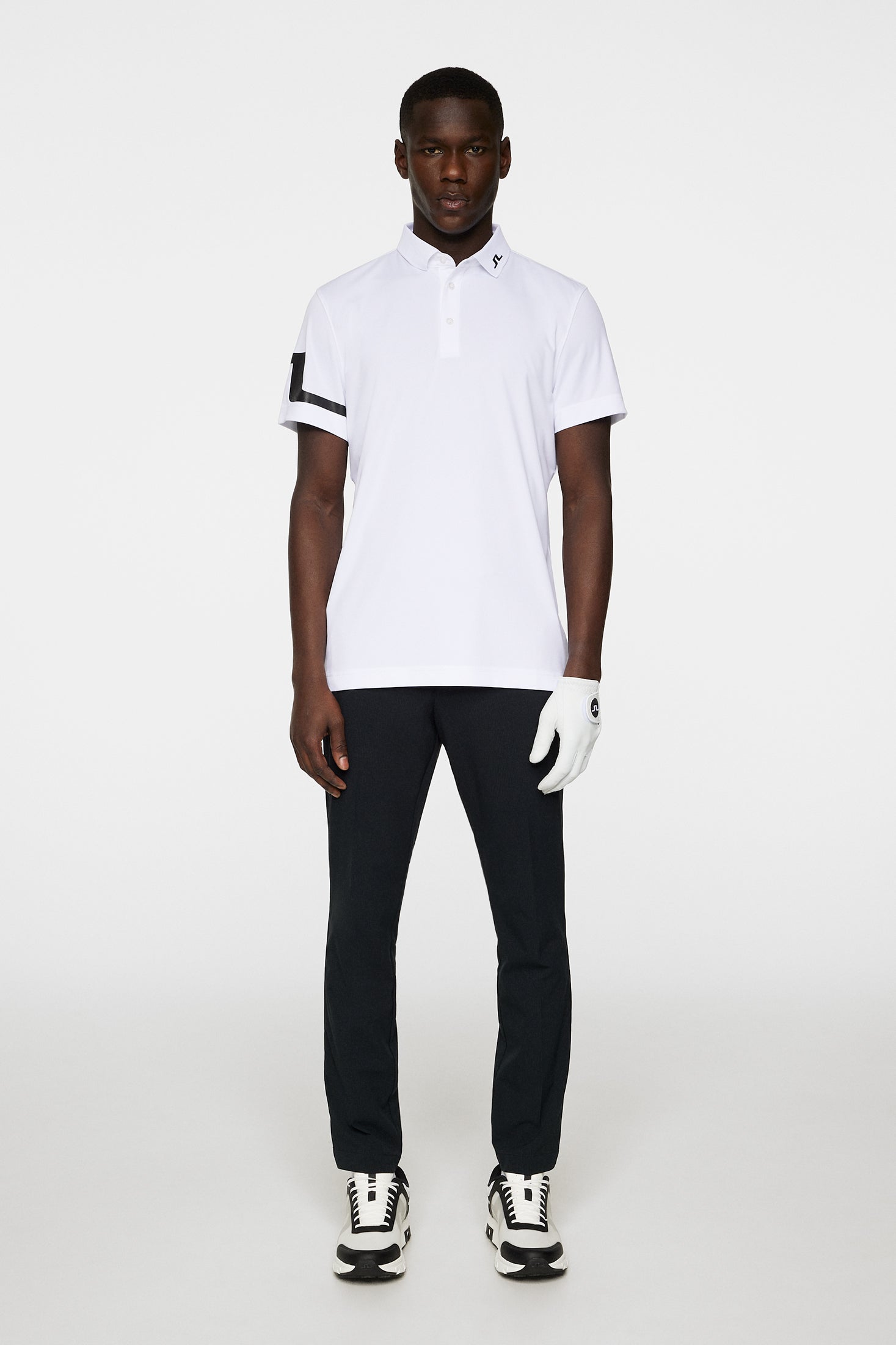 Heath Regular Fit Golf Polo / White | J.Lindeberg Official