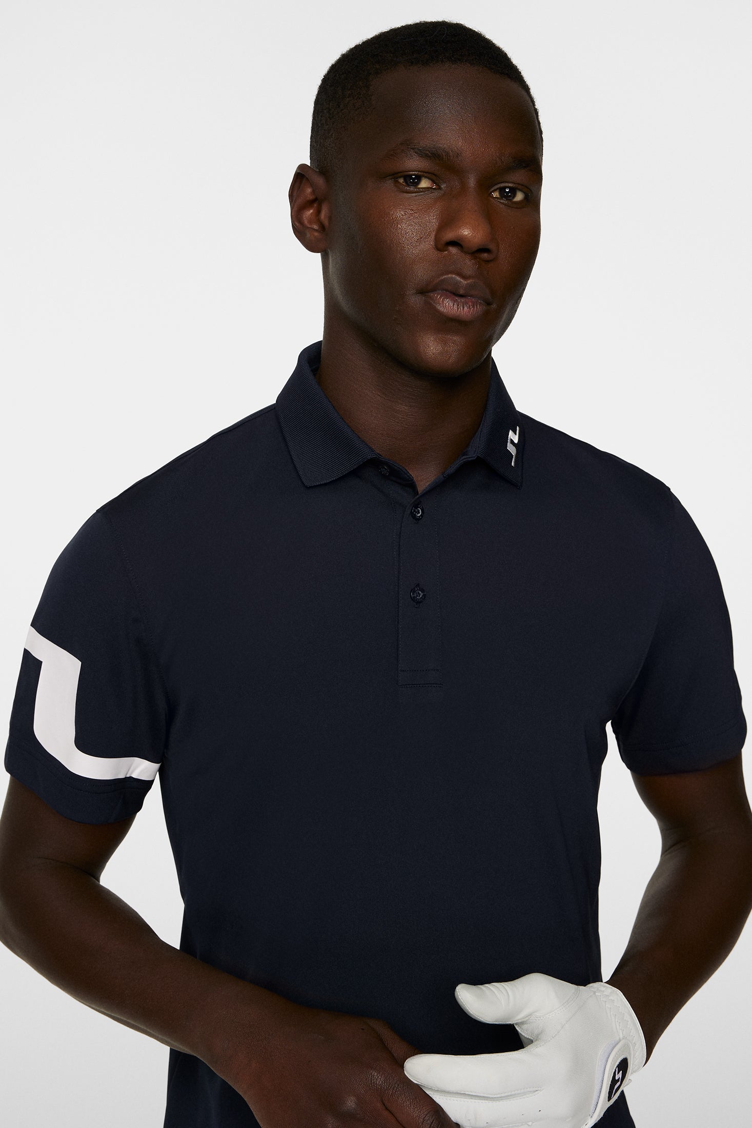 ポロシャツ J.L-A.L DOUBLE COLLAR POLO Heath Regular Fit Golf Polo / JL Navy – J.LINDEBERG US