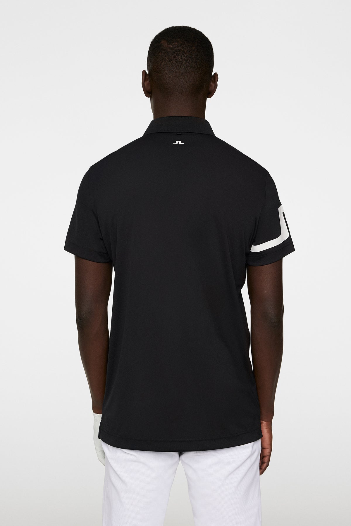 Heath Regular Fit Golf Polo in Black by J.Lindeberg