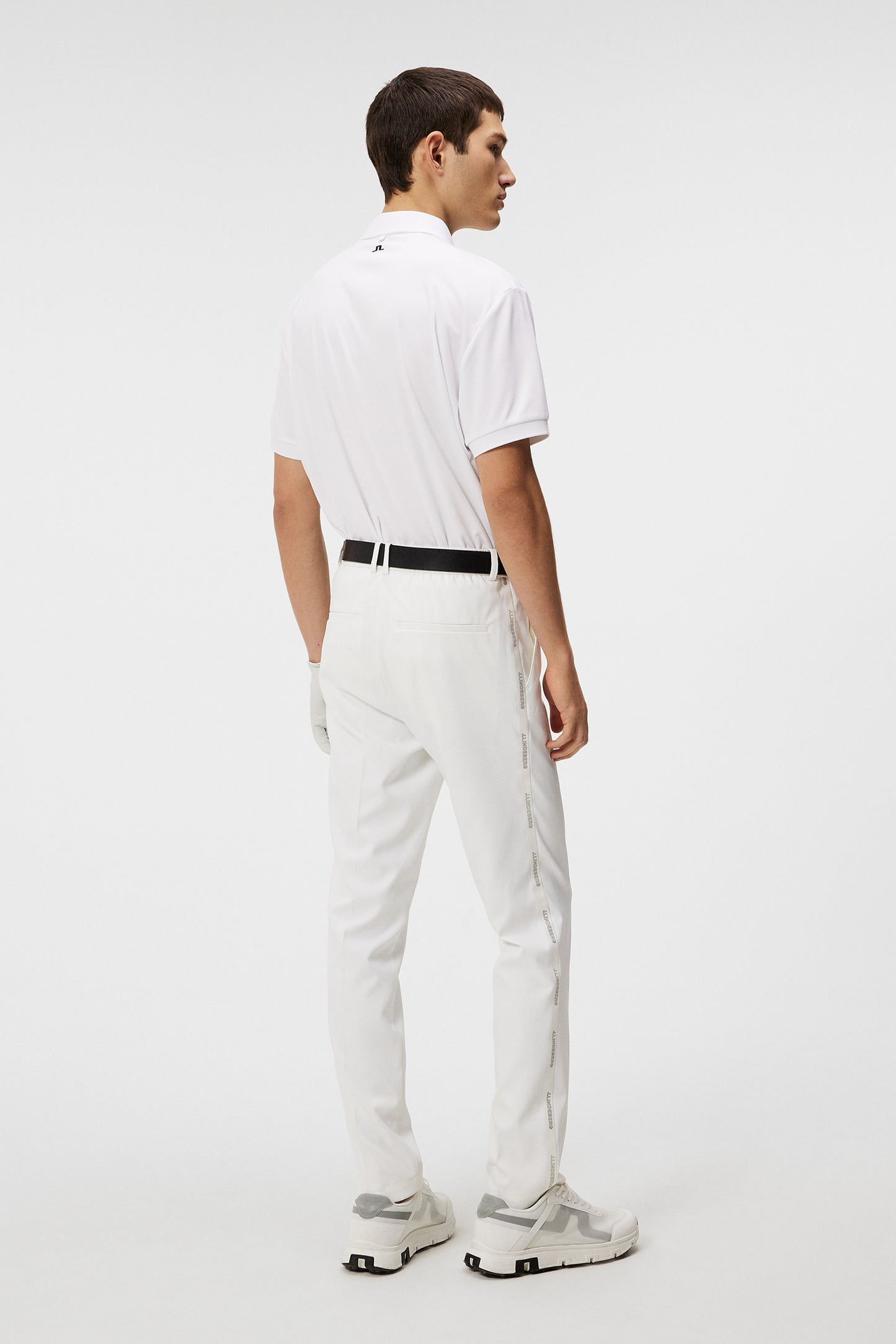 Tour Tech Reg Fit Golf Polo in White by J.Lindeberg