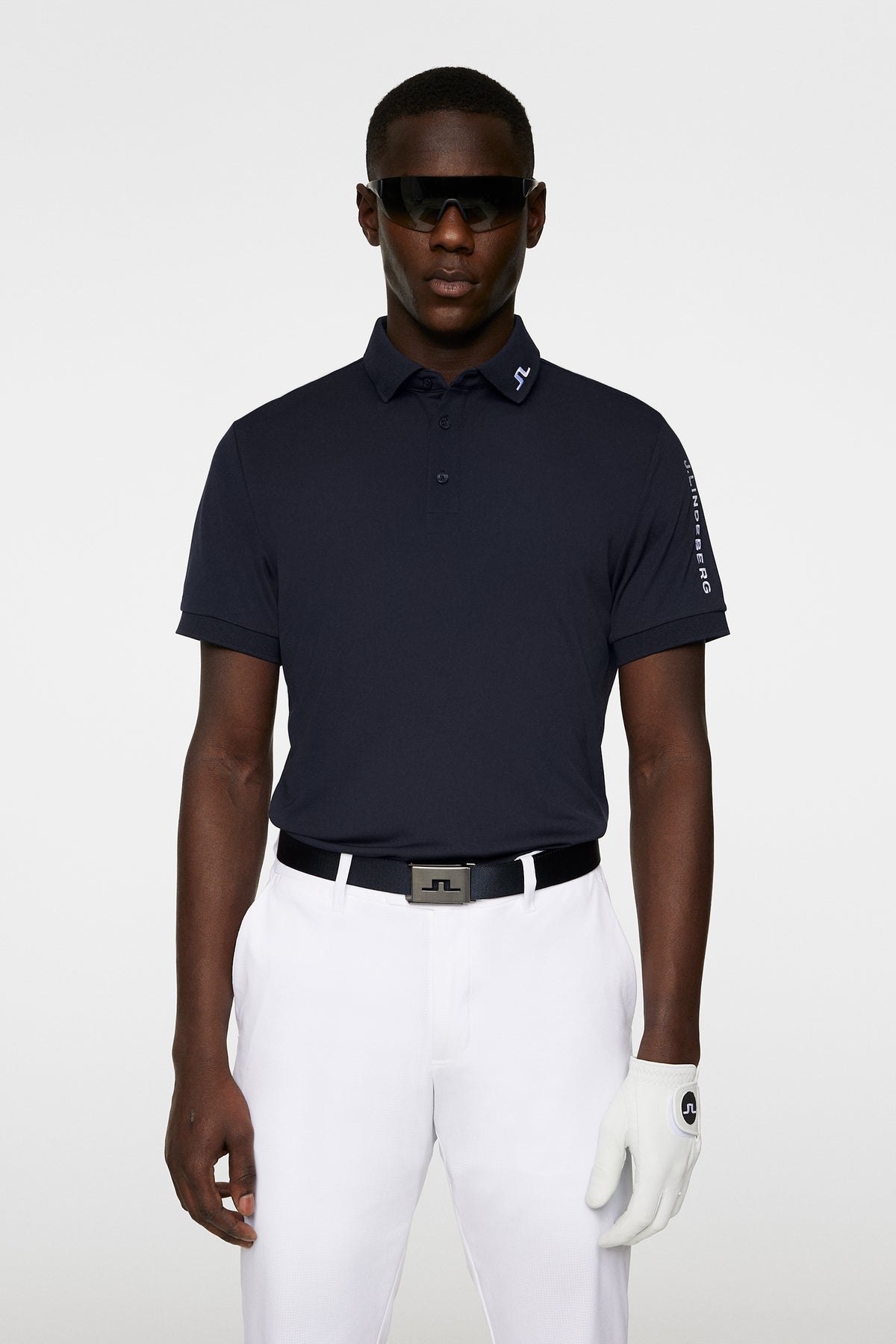 Tour Tech Reg Fit Golf Polo in JL Navy by J.Lindeberg