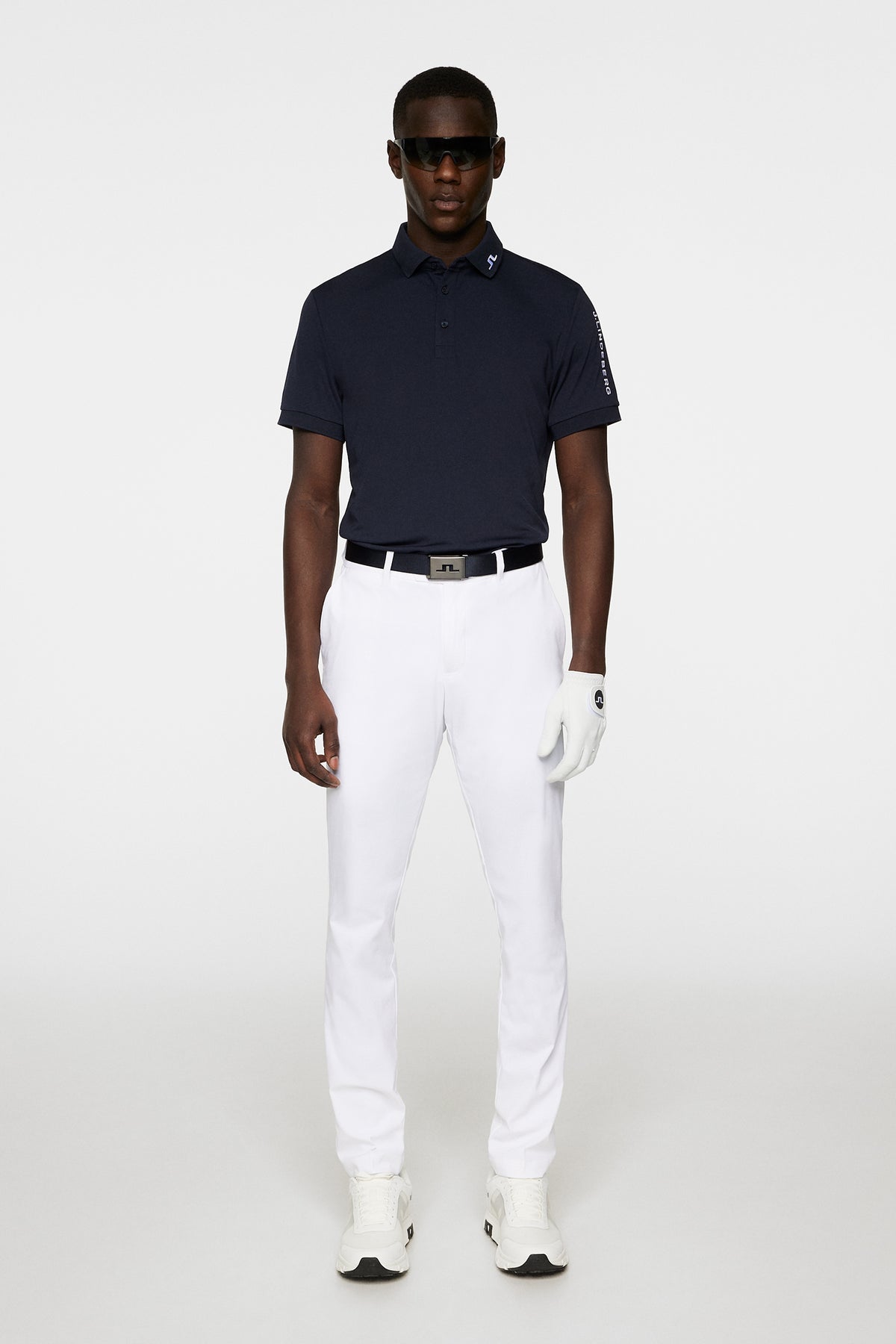 Tour Tech Reg Fit Golf Polo in JL Navy by J.Lindeberg