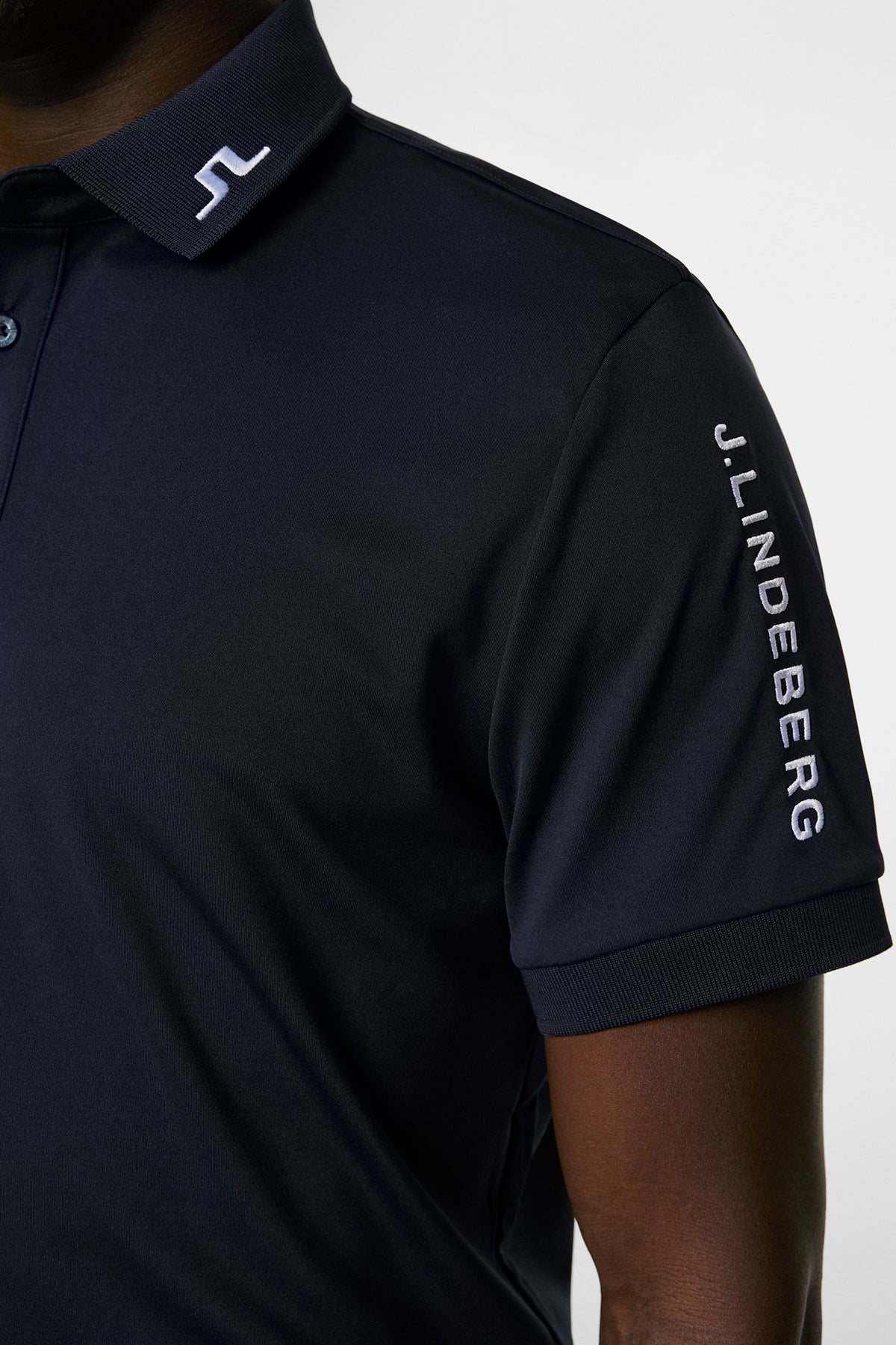 Tour Tech Reg Fit Golf Polo in JL Navy by J.Lindeberg