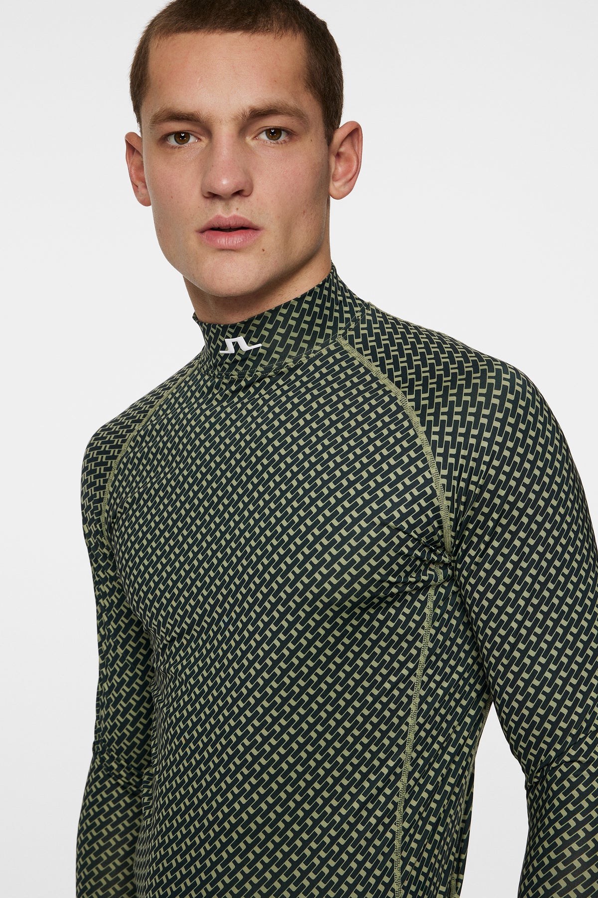 Ello Compression Print / Tour Geo Olive S – J.LINDEBERG