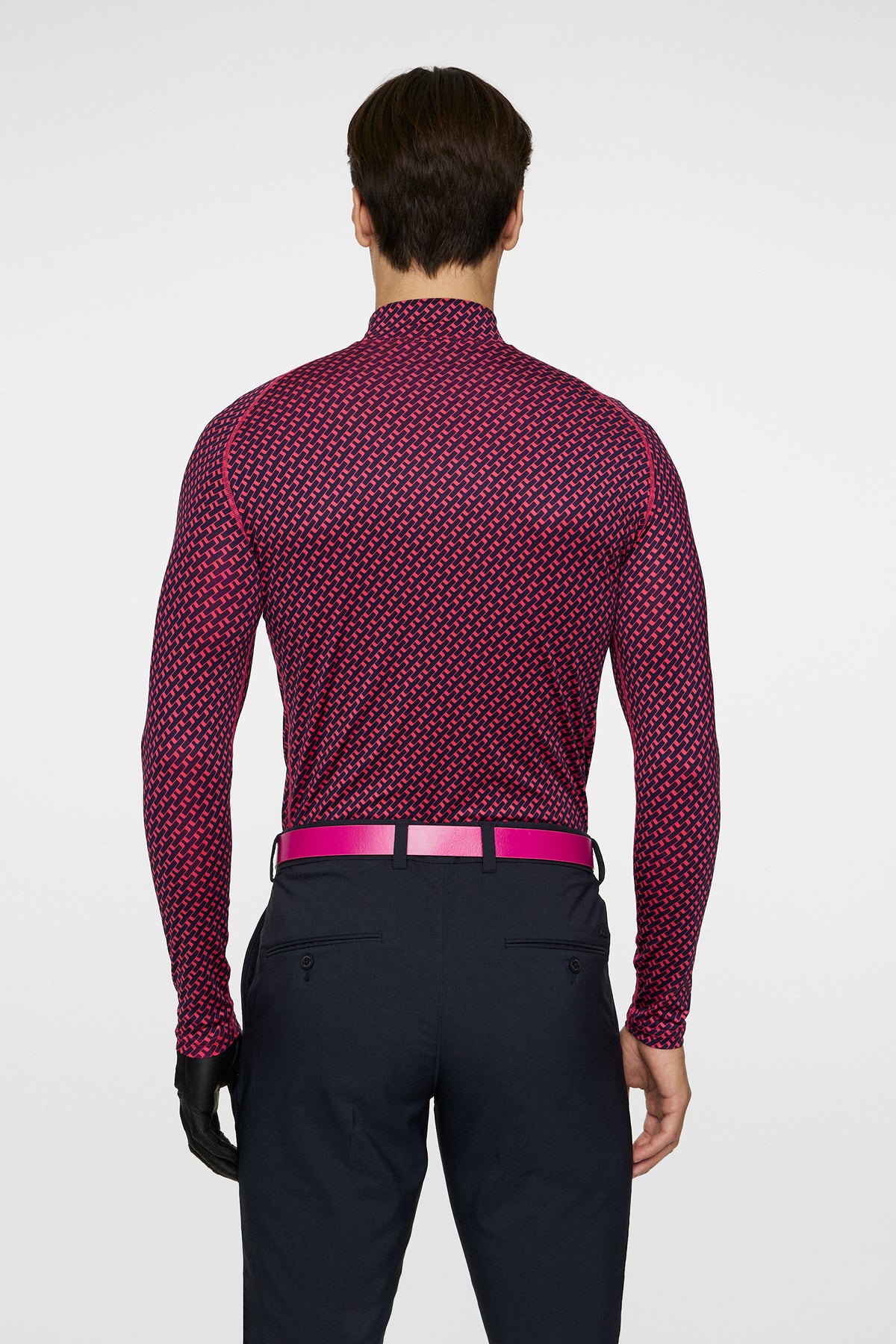 Ello Compression Print in Tour Geo Navy S by J.Lindeberg