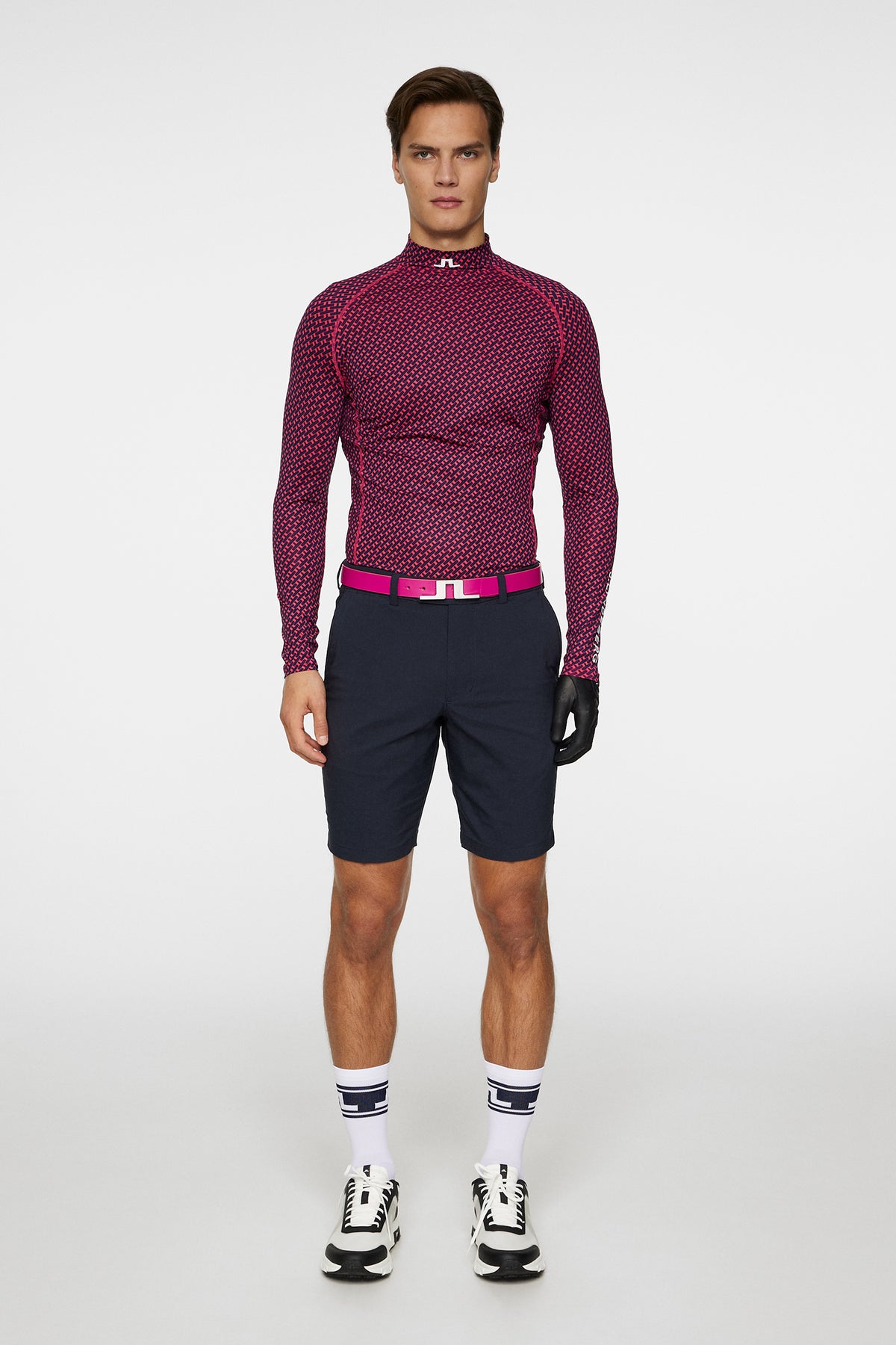 Ello Compression Print in Tour Geo Navy S by J.Lindeberg