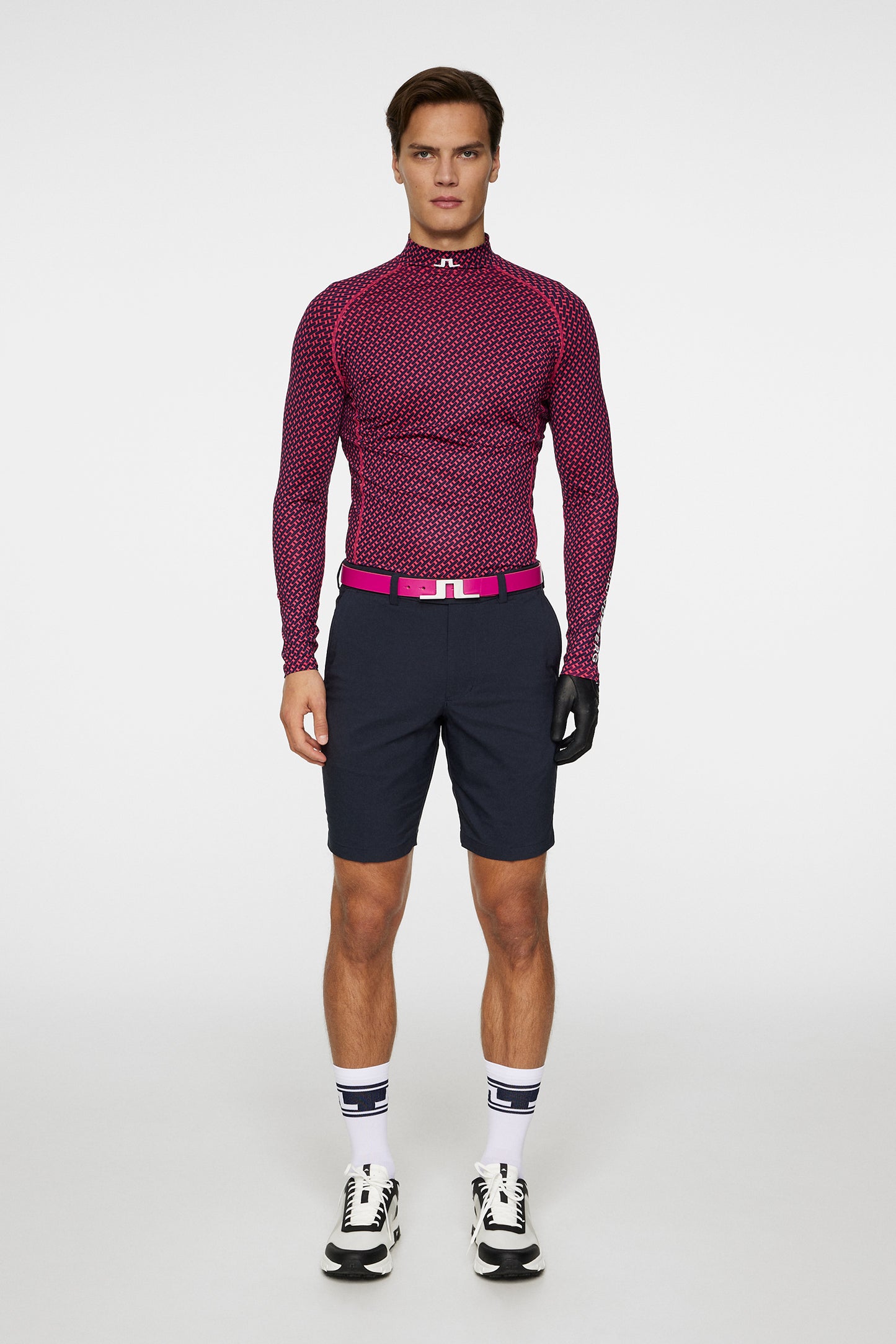 Ello Compression Print in Tour Geo Navy S by J.Lindeberg