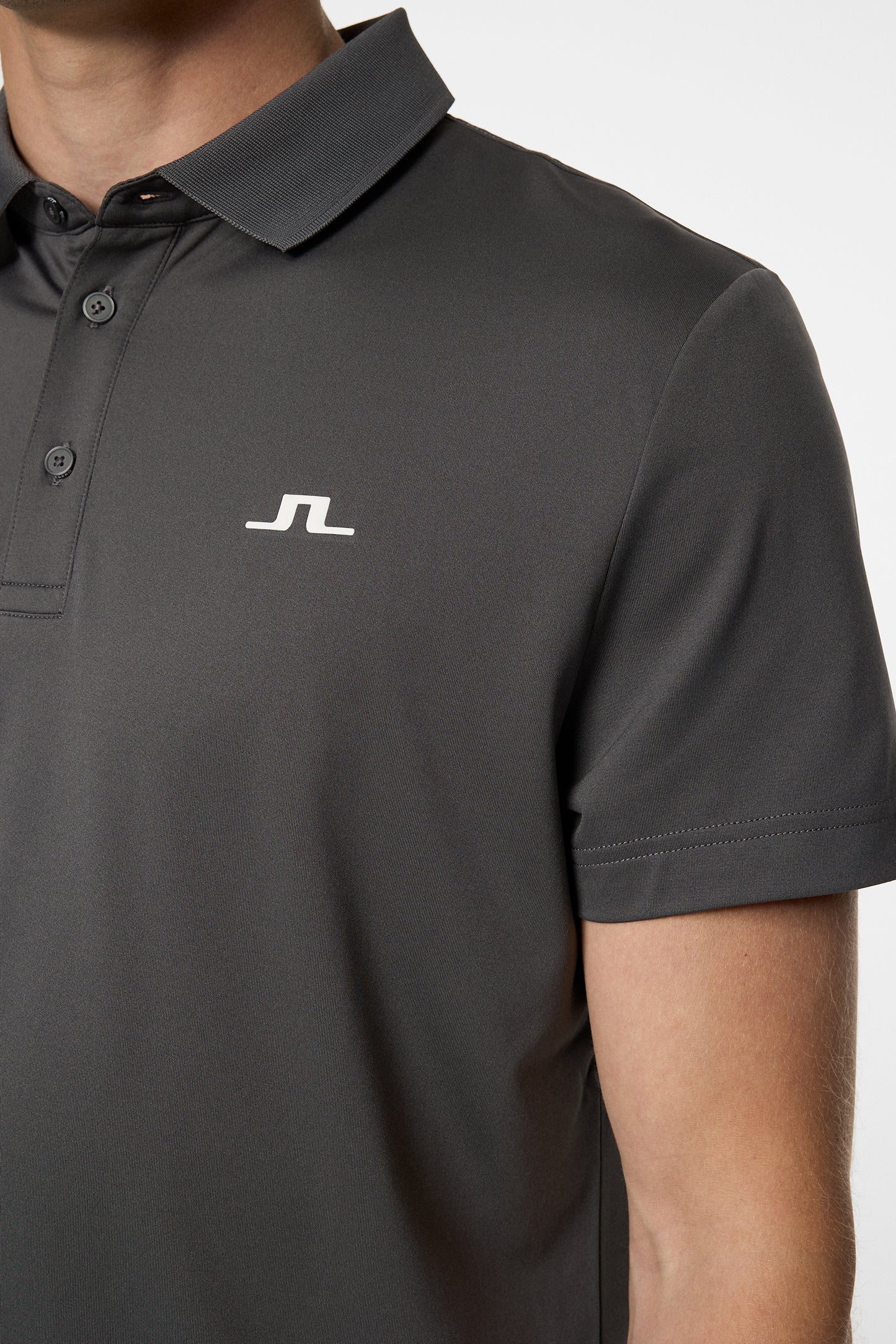 Bridge Polo in Asphalt by J.Lindeberg