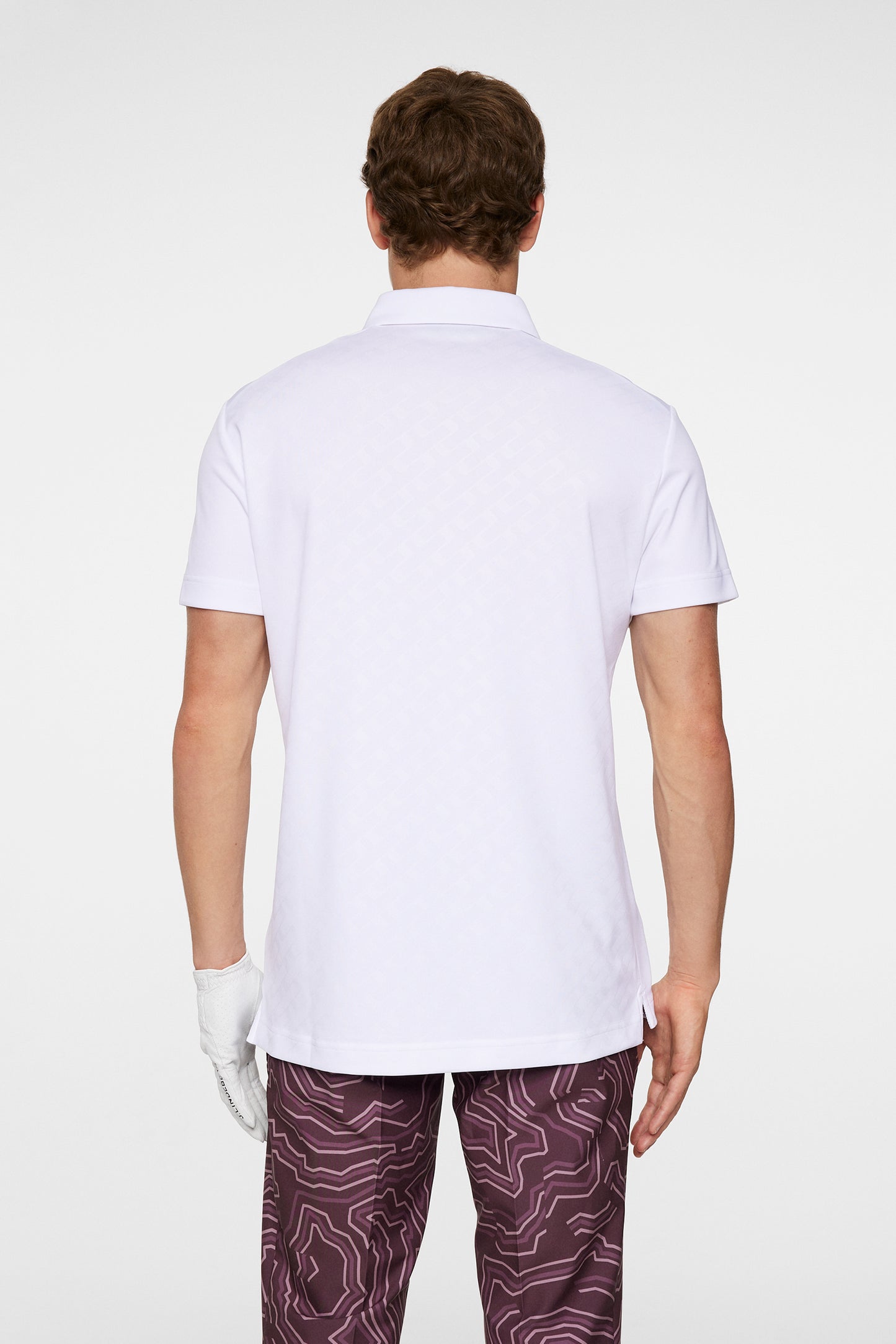 Peat Polo in White by J.Lindeberg
