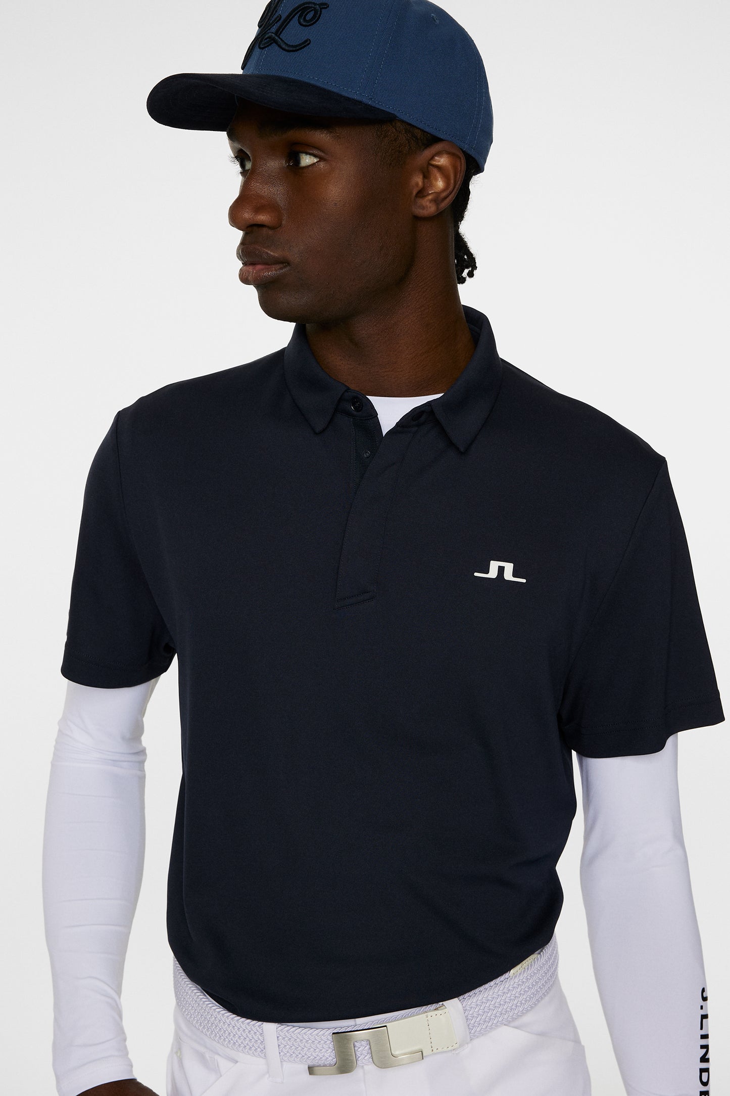 Peat Polo in JL Navy by J.Lindeberg