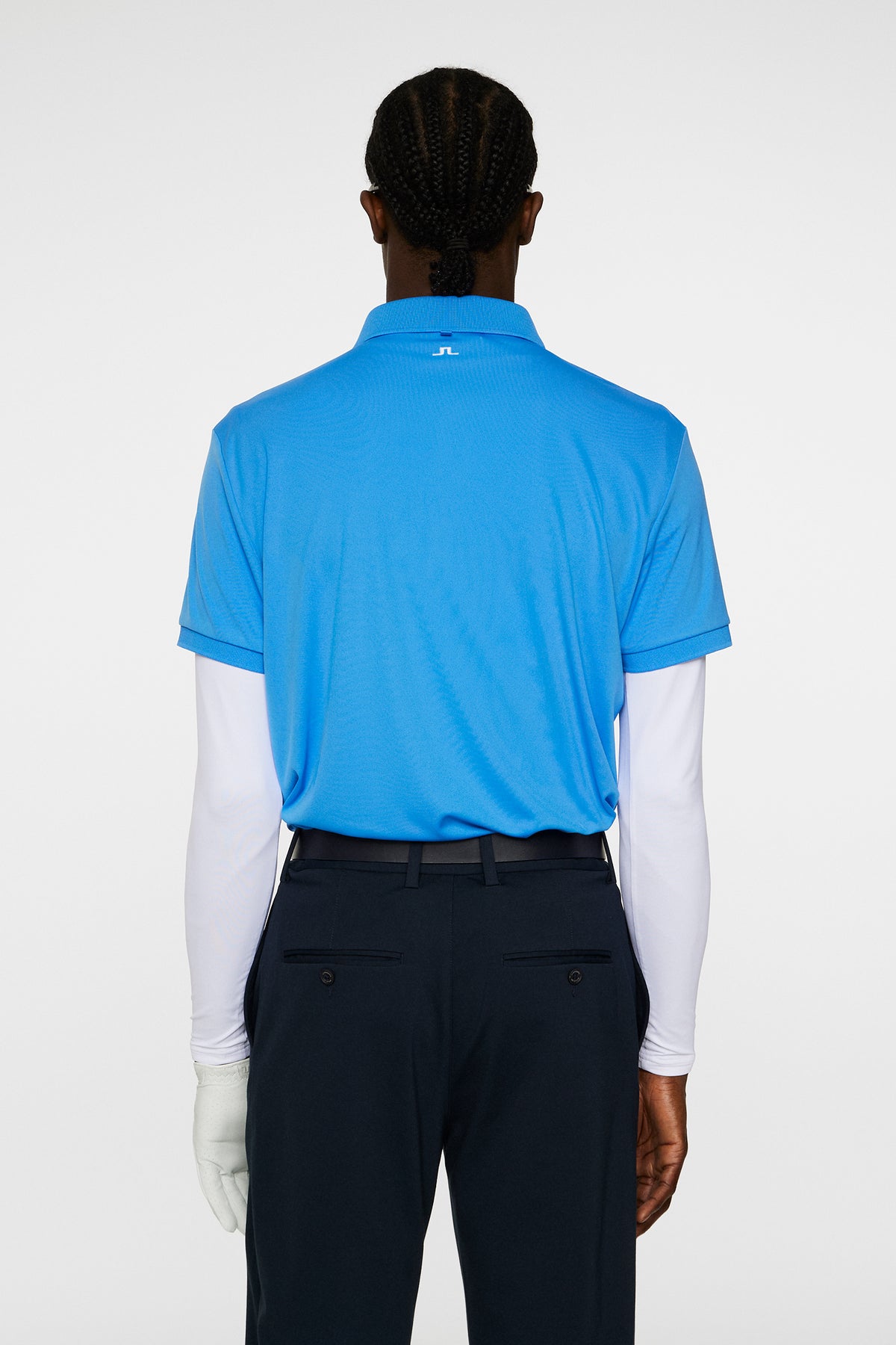 Tour Tech Polo in Sonic Blue by J.Lindeberg