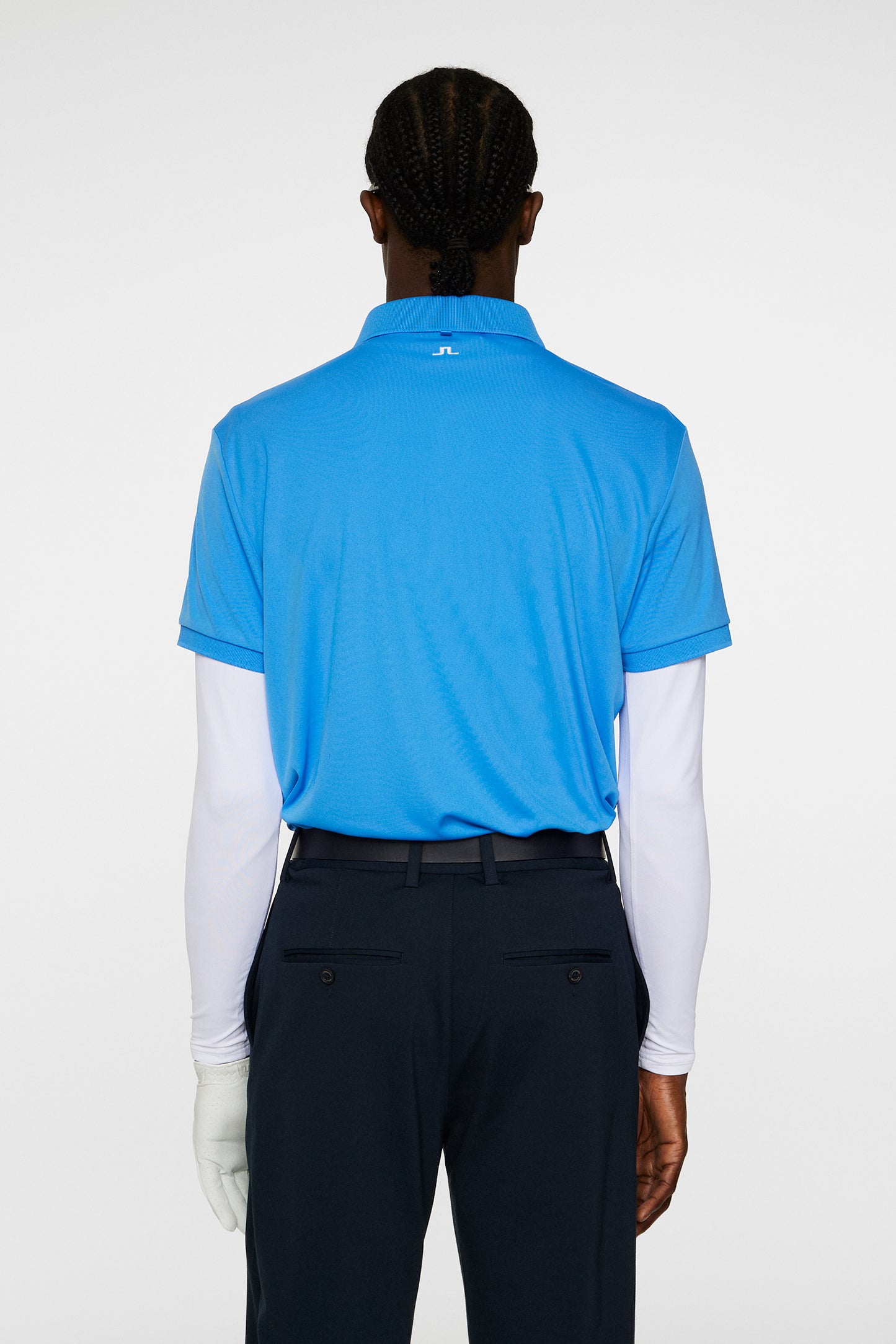 Tour Tech Polo in Sonic Blue by J.Lindeberg