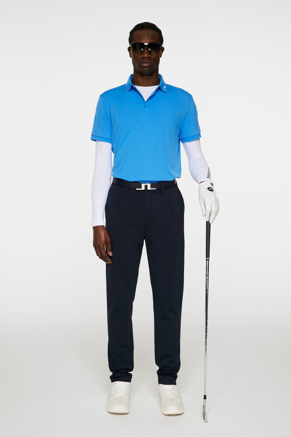Tour Tech Polo in Sonic Blue by J.Lindeberg