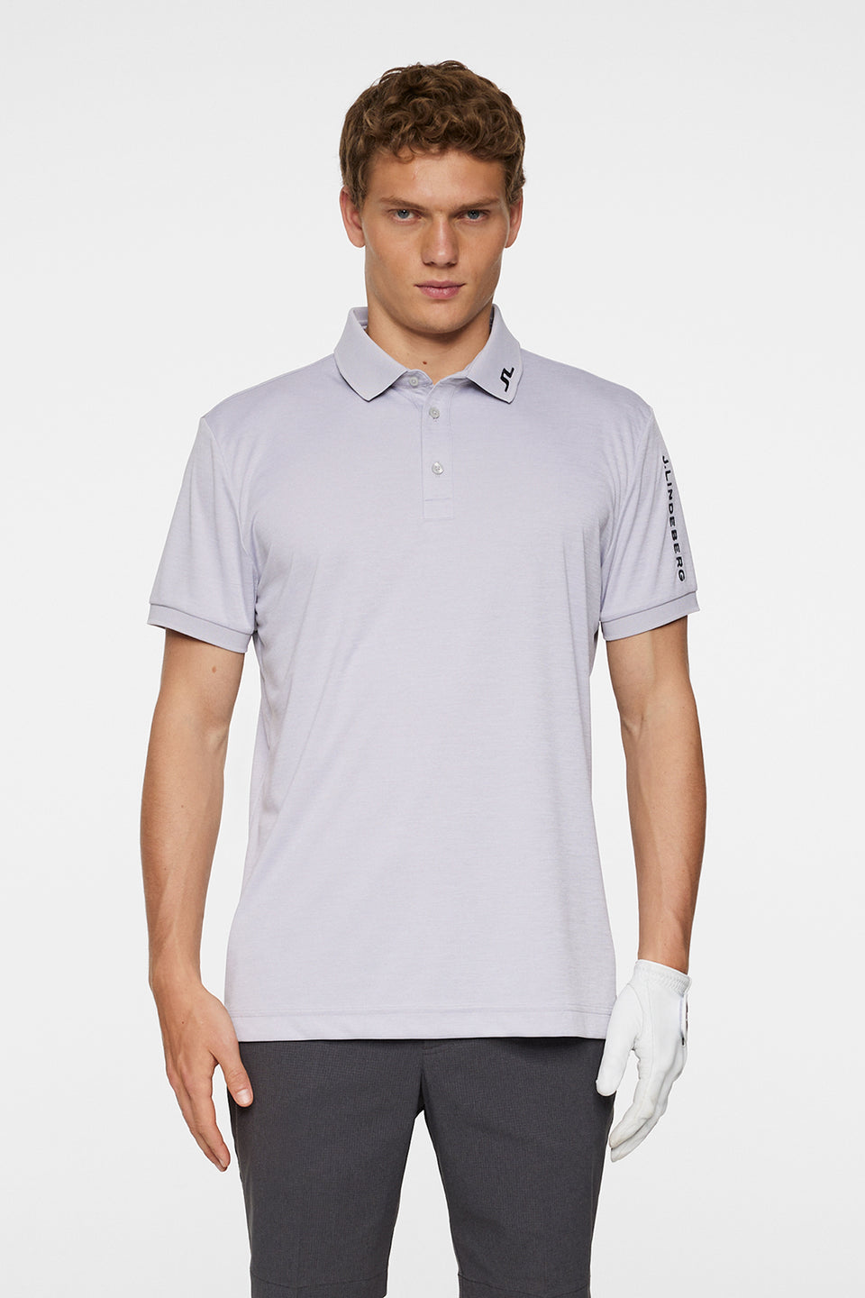 Tour Tech Polo / Light Grey Melange