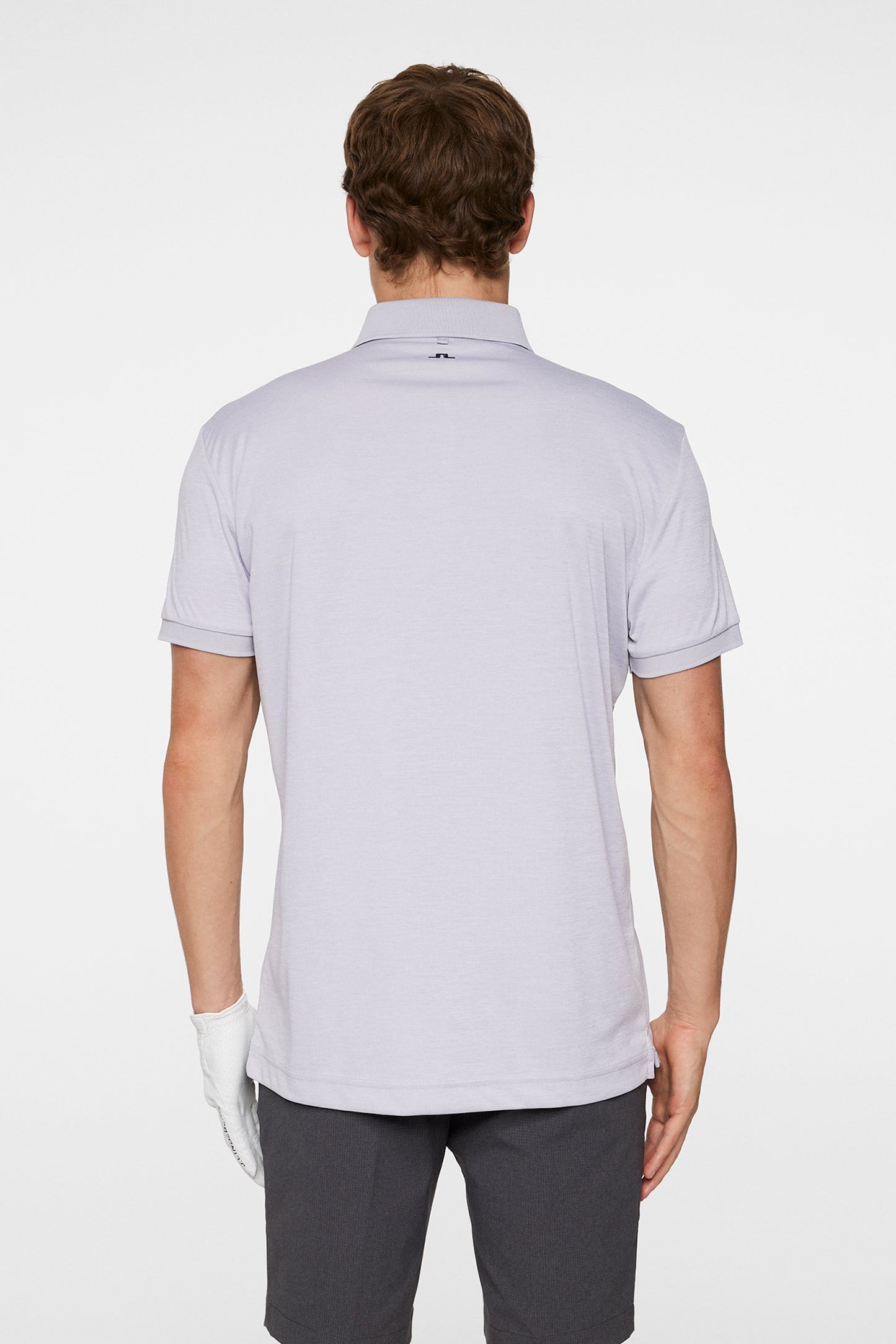Tour Tech Polo in Light Grey Melange by J.Lindeberg