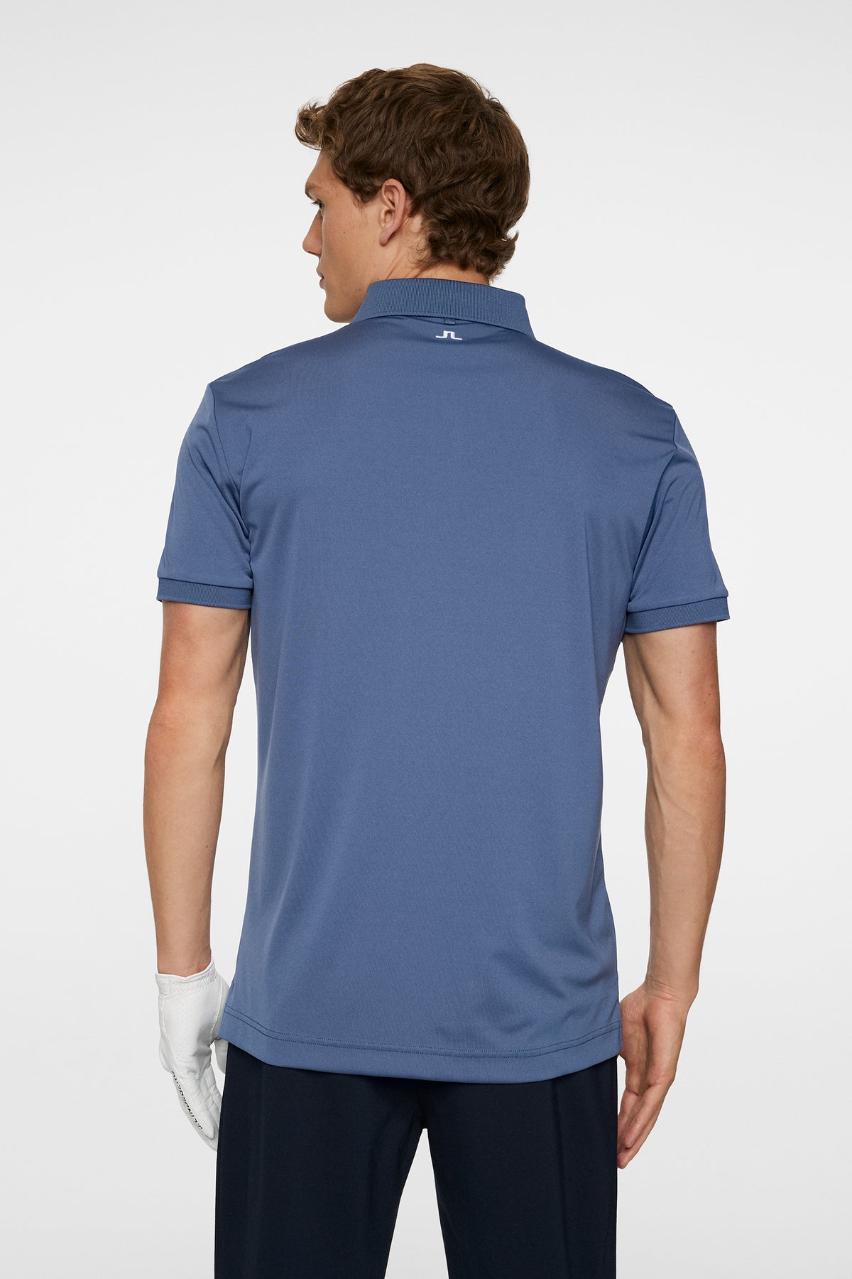 Tour Tech Slim Fit Polo in Vintage Indigo by J.Lindeberg