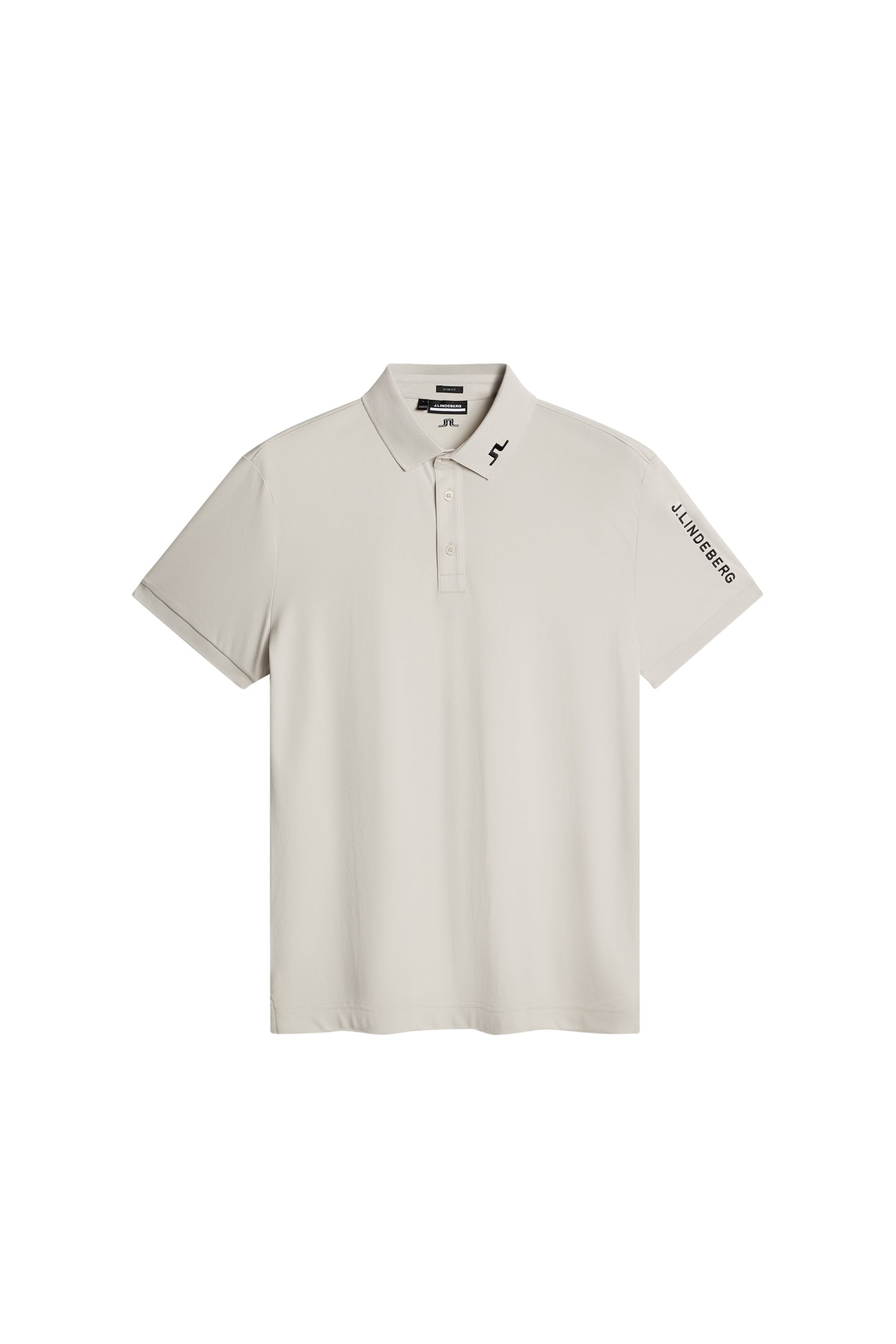 Tour Tech Slim Fit Polo in Moonbeam by J.Lindeberg