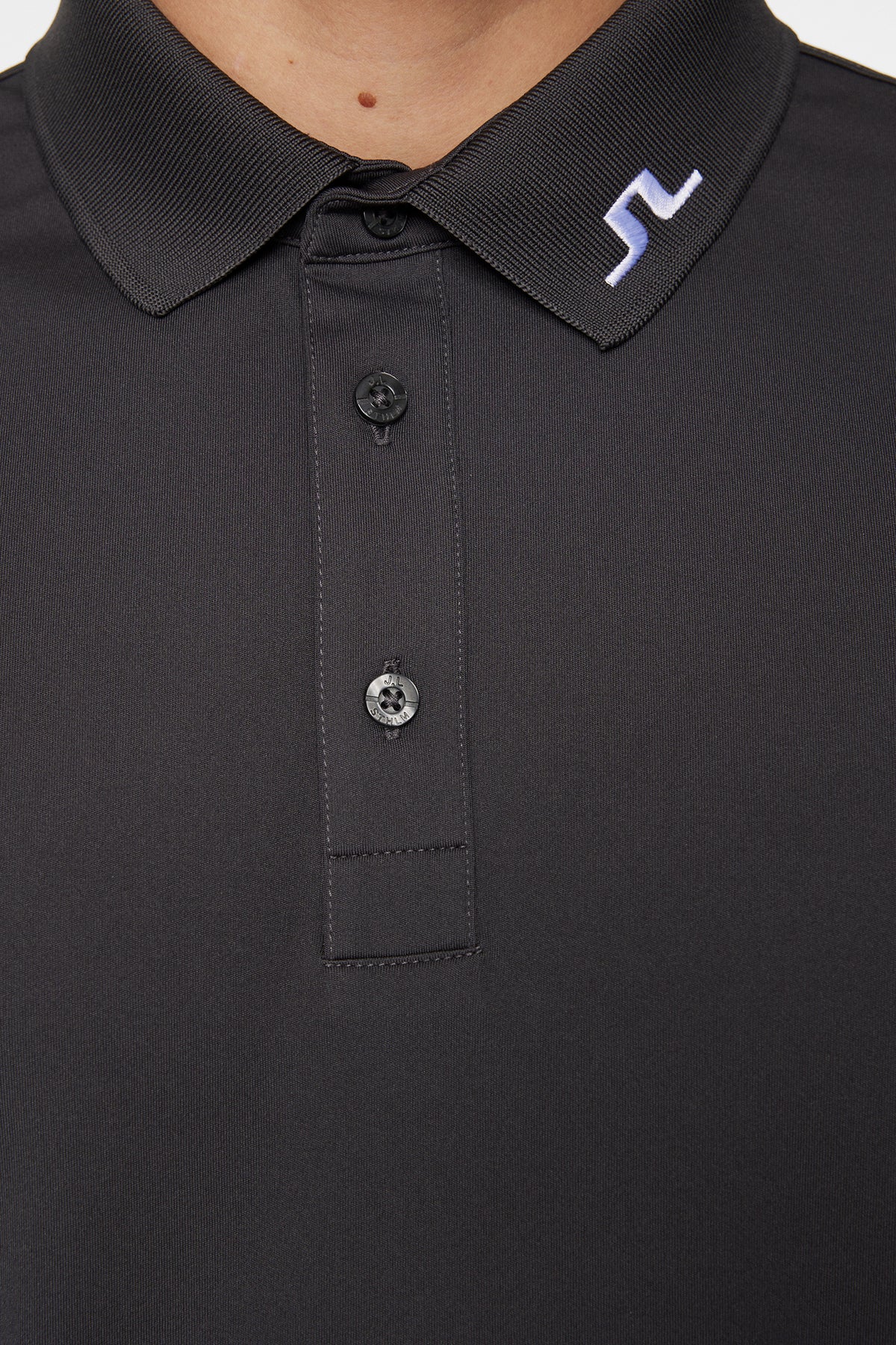 Tour Tech Slim Fit Polo in Asphalt by J.Lindeberg
