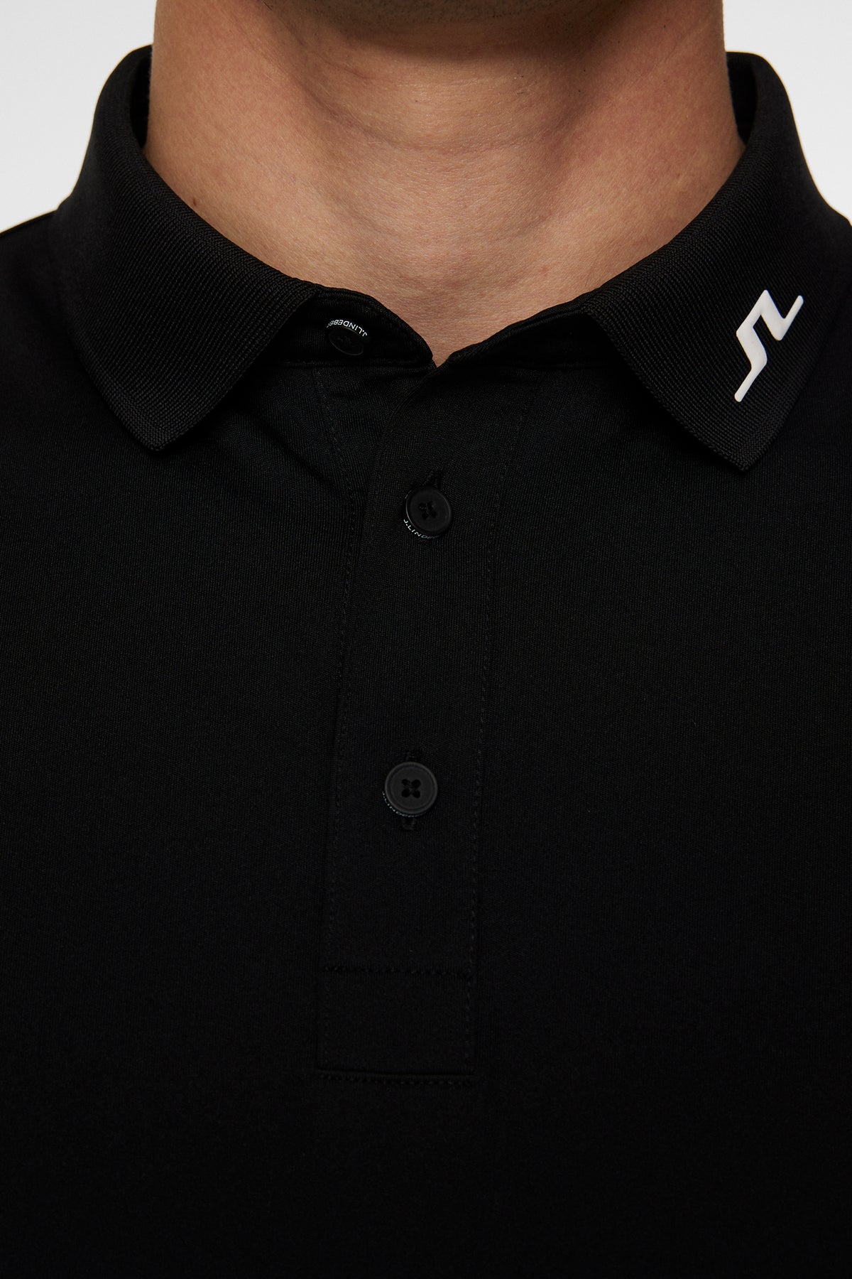 KV Polo in Black by J.Lindeberg