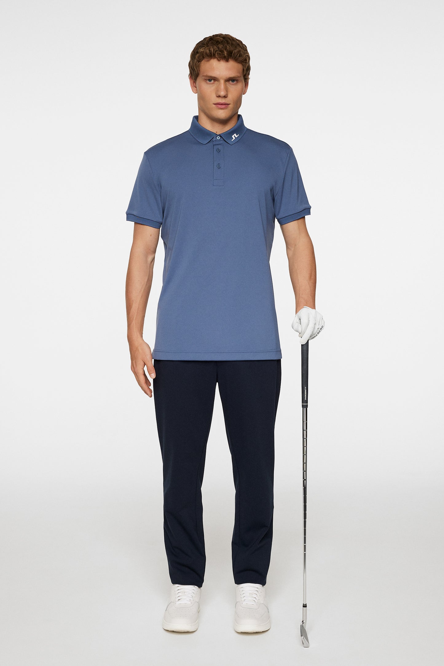 KV Polo in Vintage Indigo by J.Lindeberg