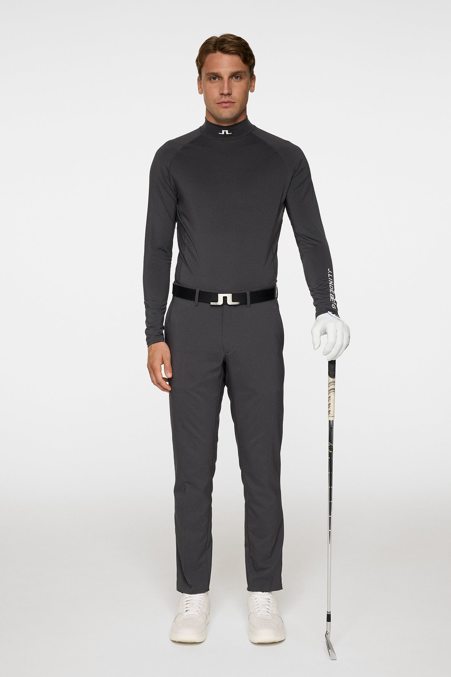 Ello Compression Top in Asphalt by J.Lindeberg