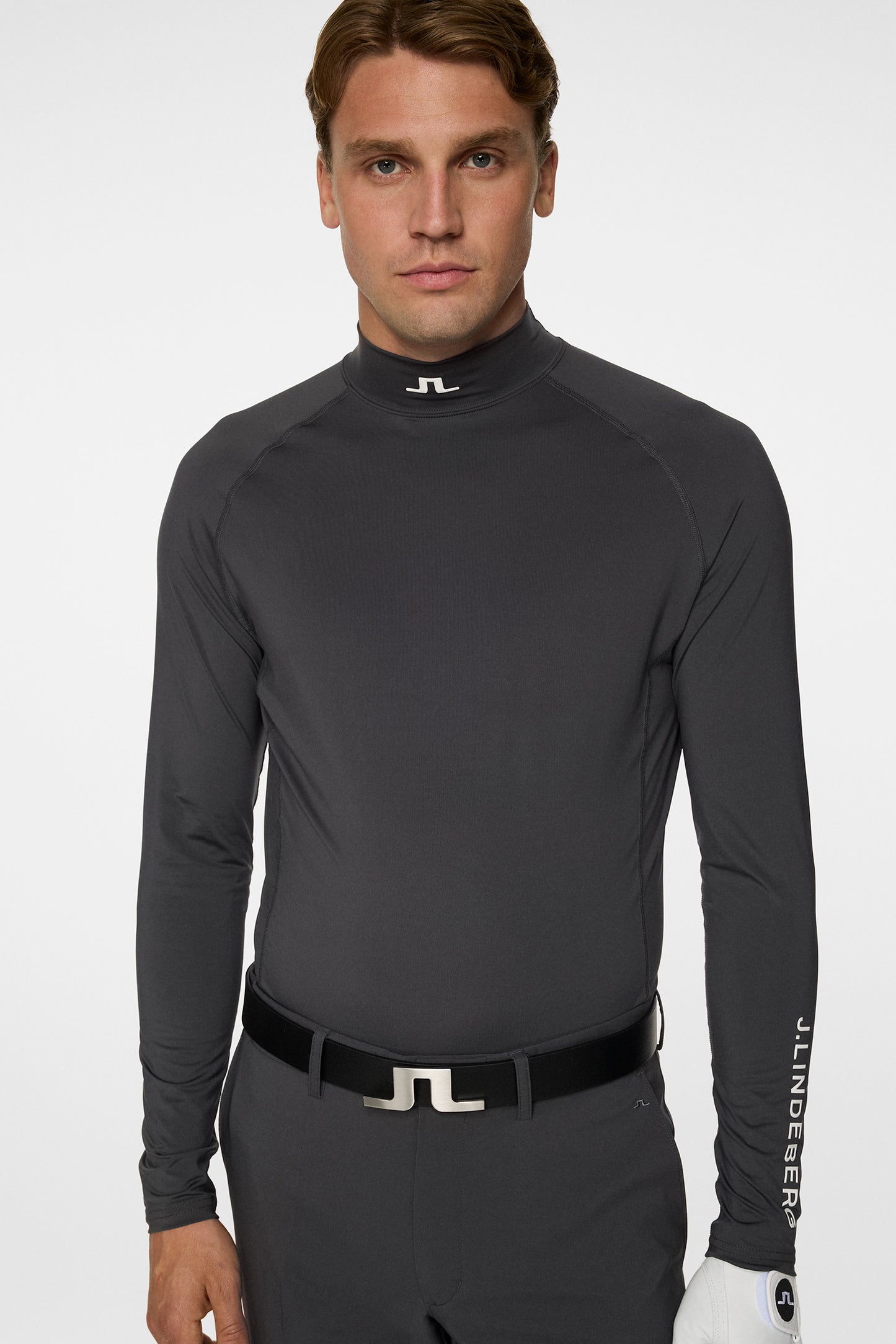 Ello Compression Top in Asphalt by J.Lindeberg