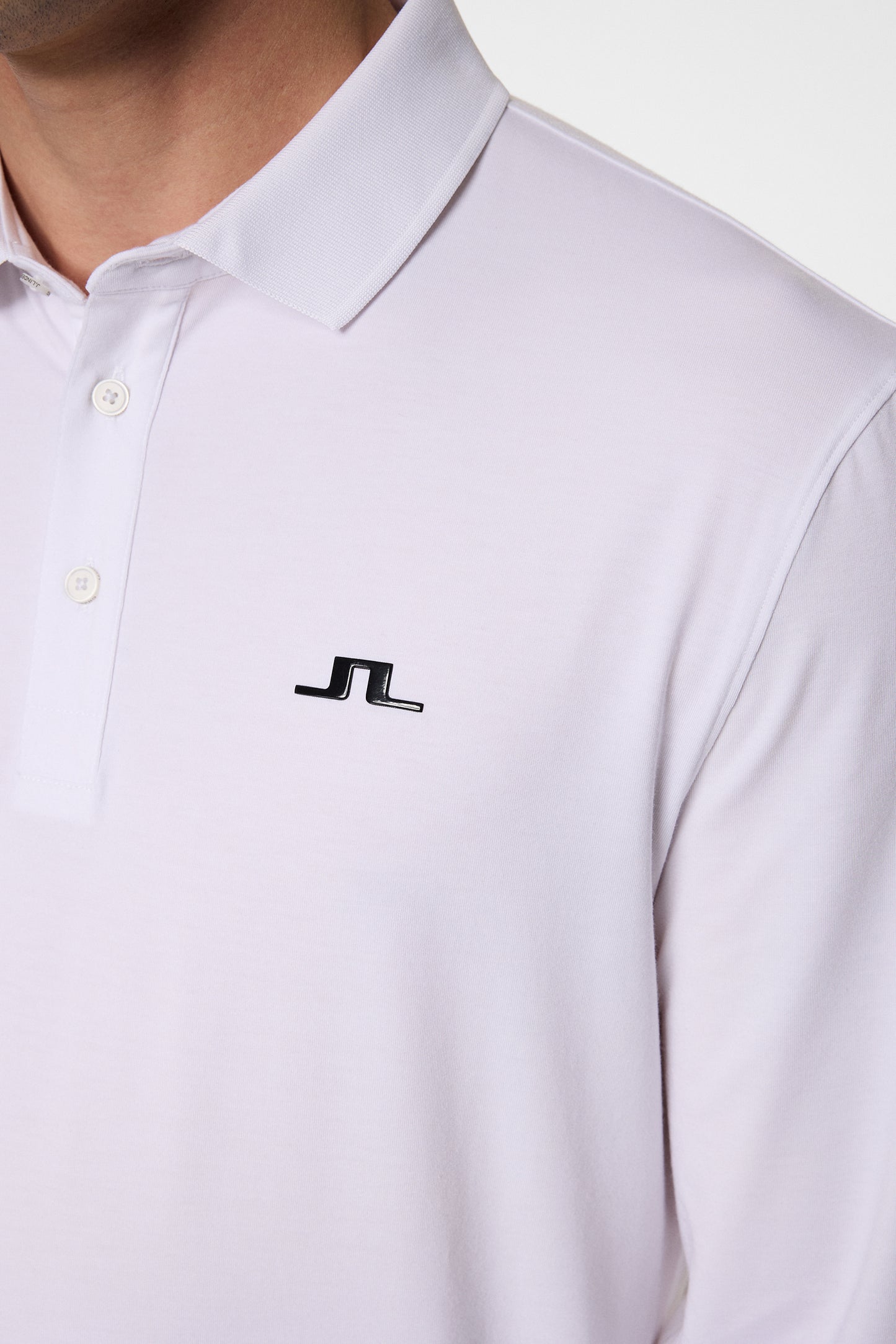 Florian LS Polo in White by J.Lindeberg