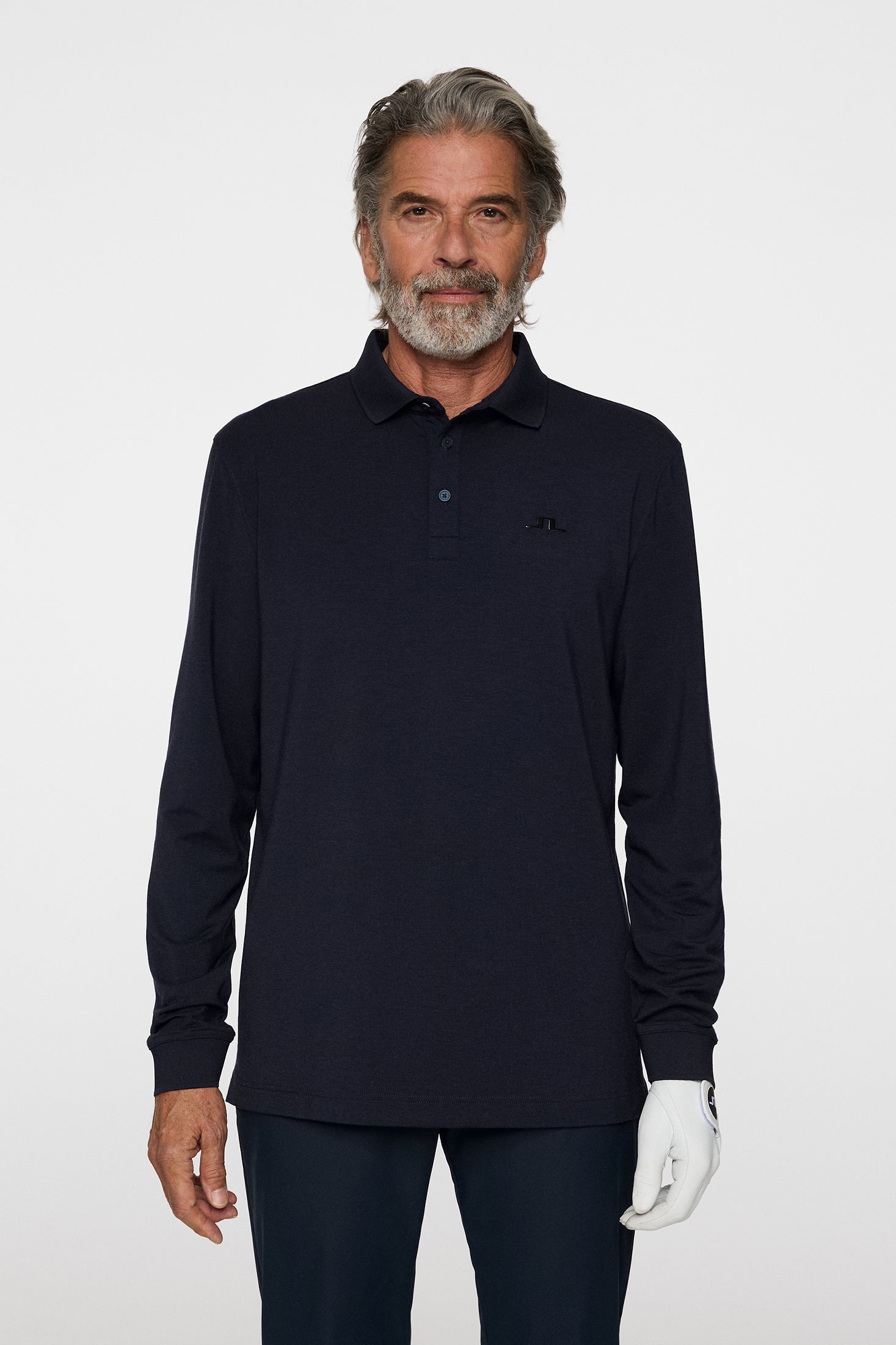 Florian LS Polo / Navy Melange – J.LINDEBERG