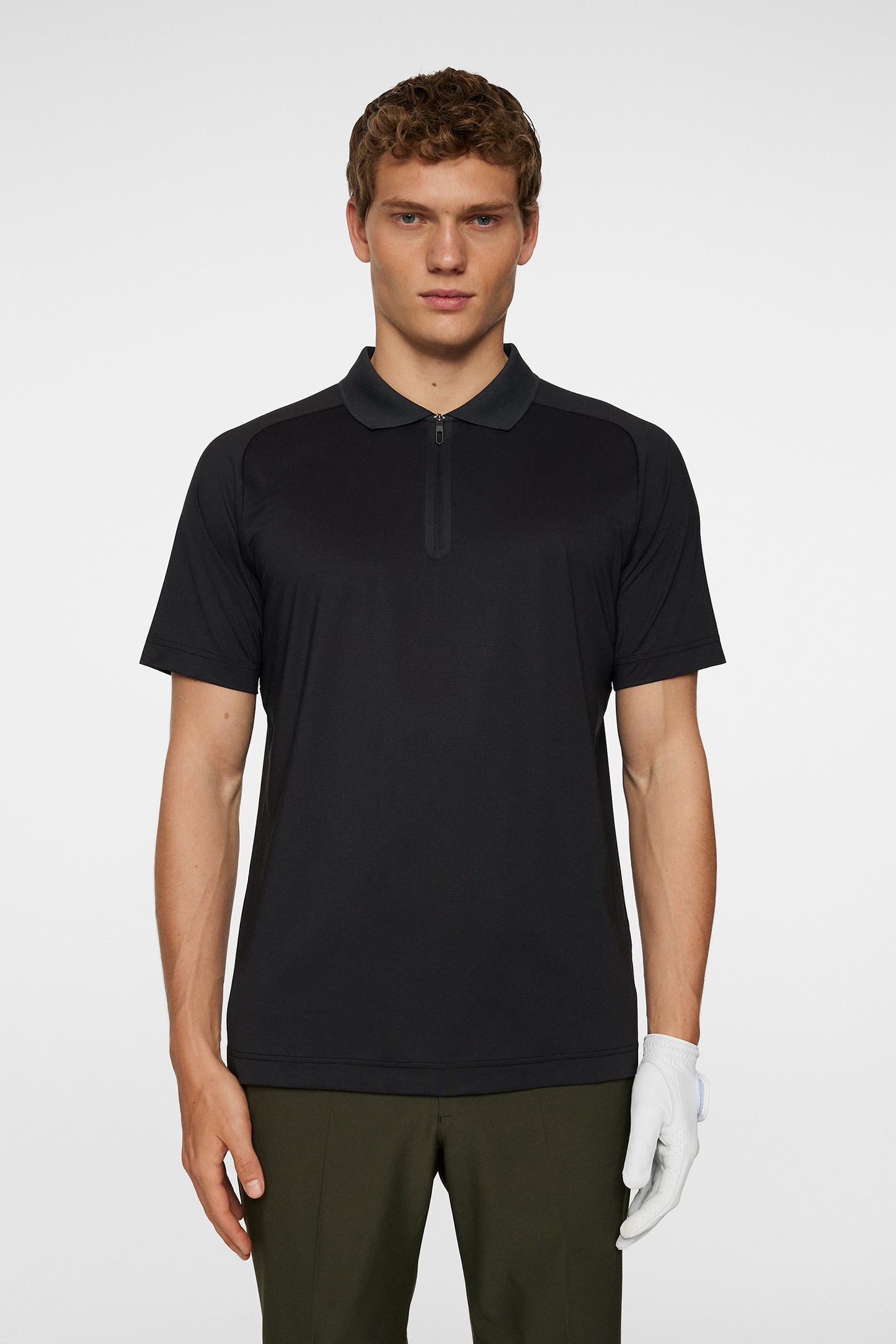 Nero Polo in Black by J.Lindeberg