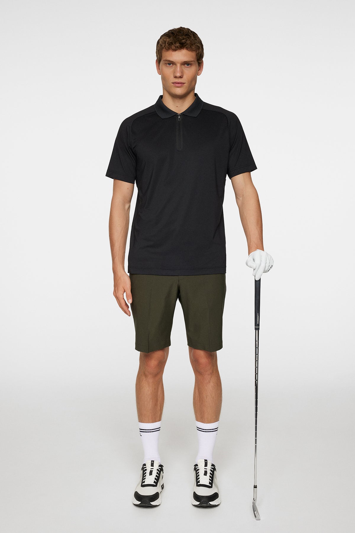 Nero Polo in Black by J.Lindeberg