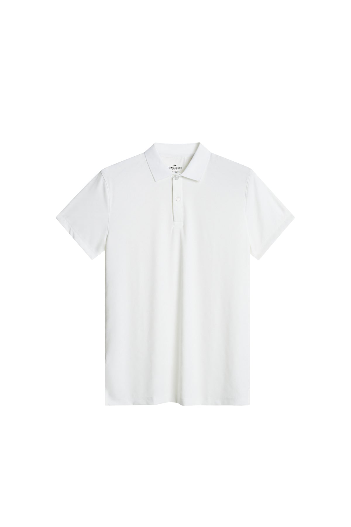 Bison Jacquard  Polo in White by J.Lindeberg