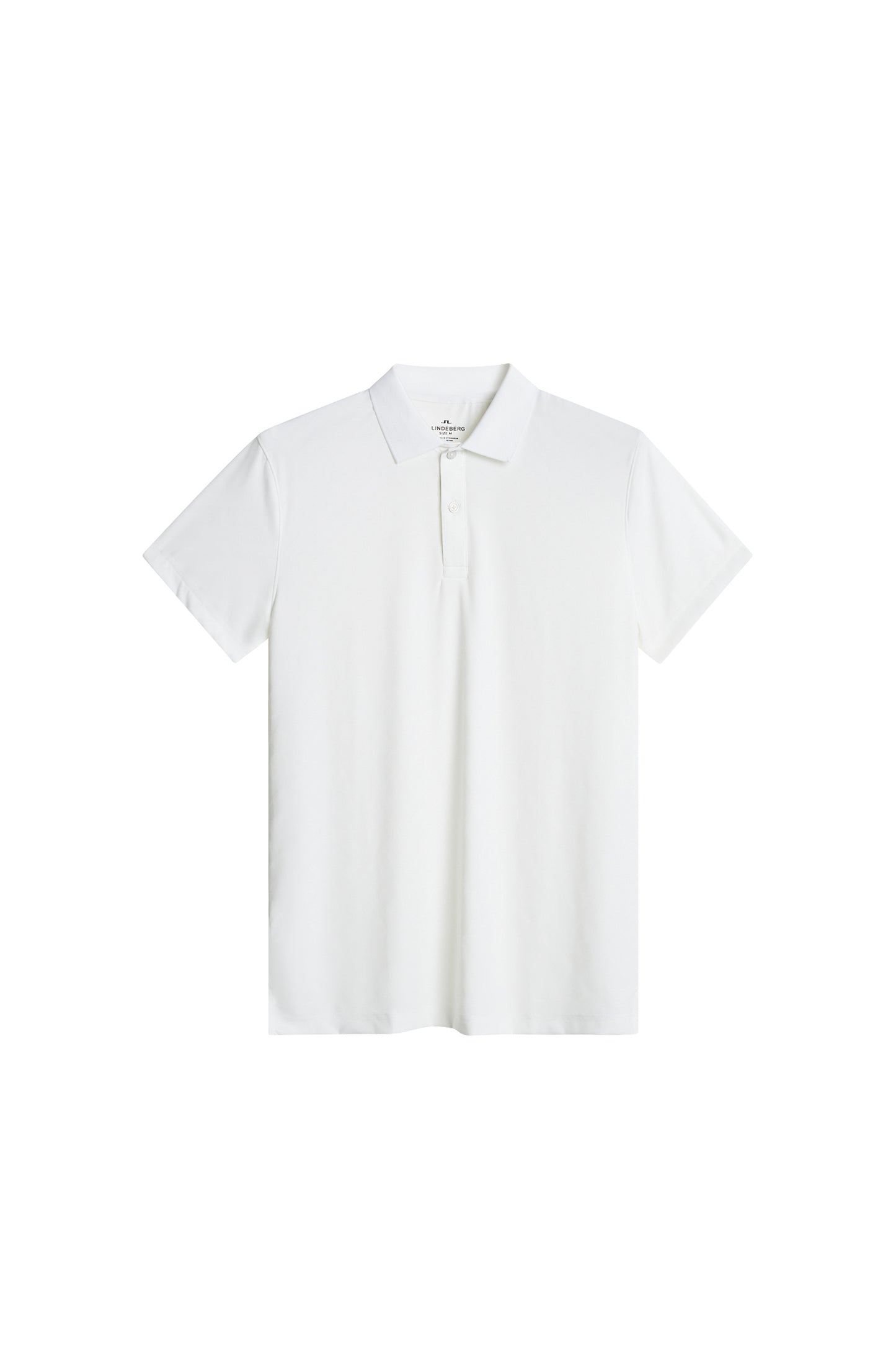 Bison Jacquard  Polo in White by J.Lindeberg