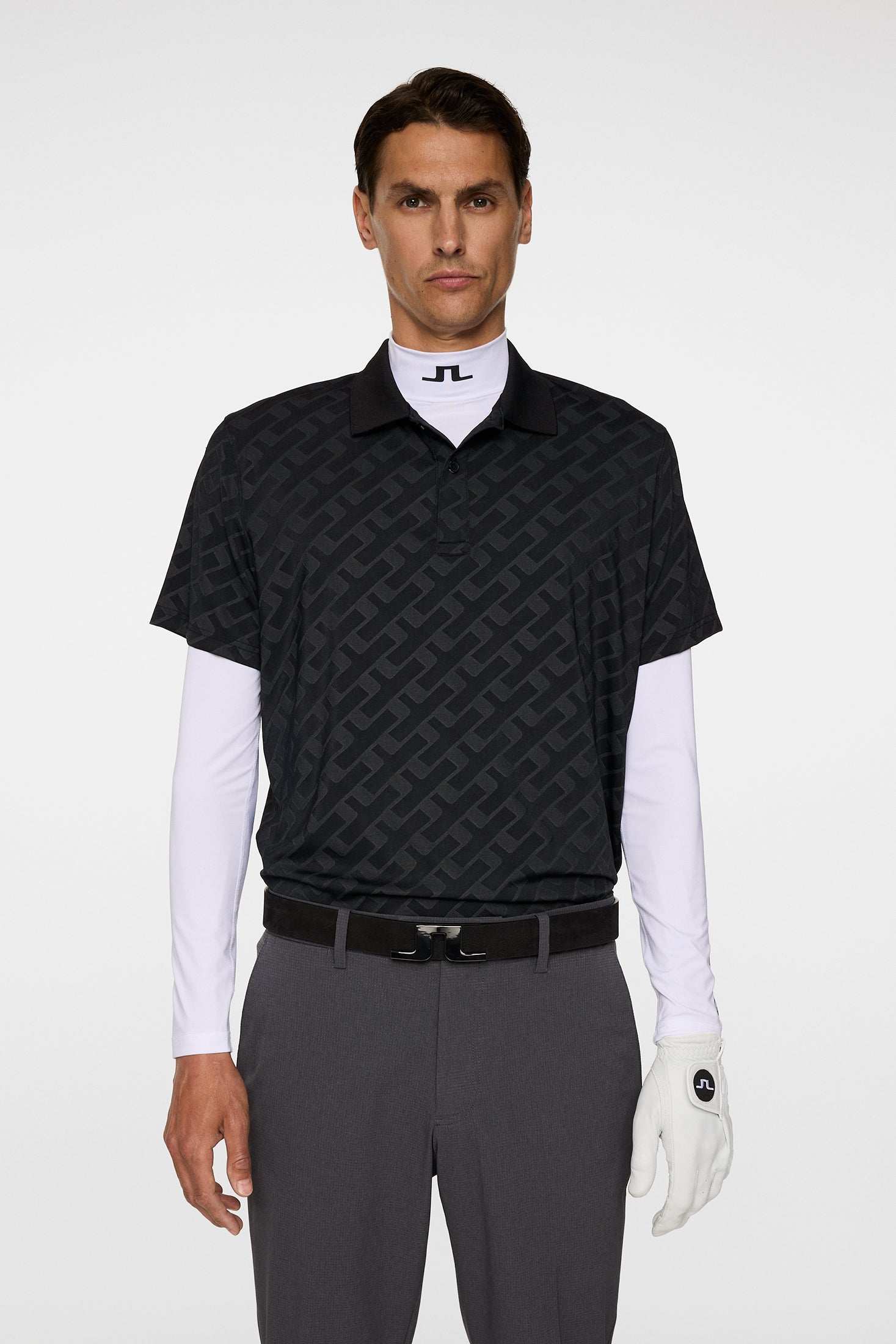 Bison Jacquard Polo / Black – J.LINDEBERG