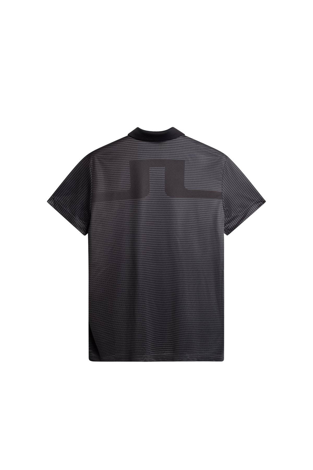 Marvin Stripe Polo in Asphalt by J.Lindeberg