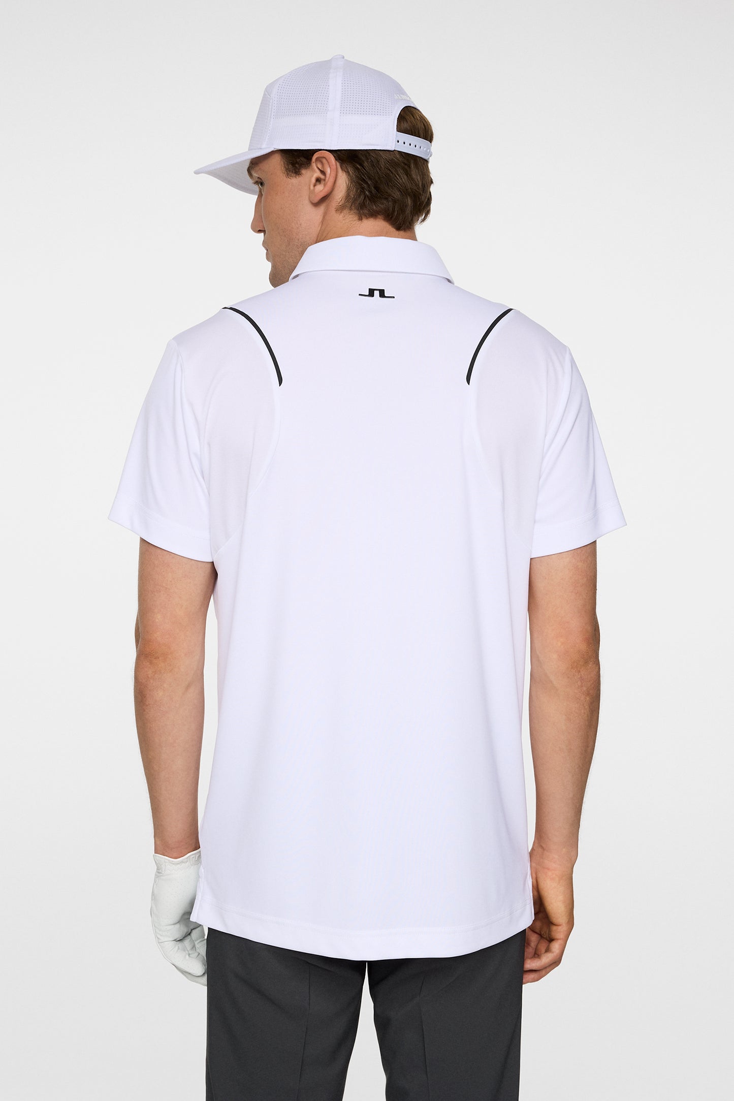 Dex Polo in White by J.Lindeberg