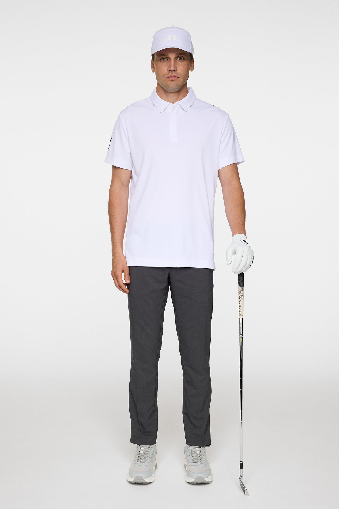 Dex Polo in White by J.Lindeberg