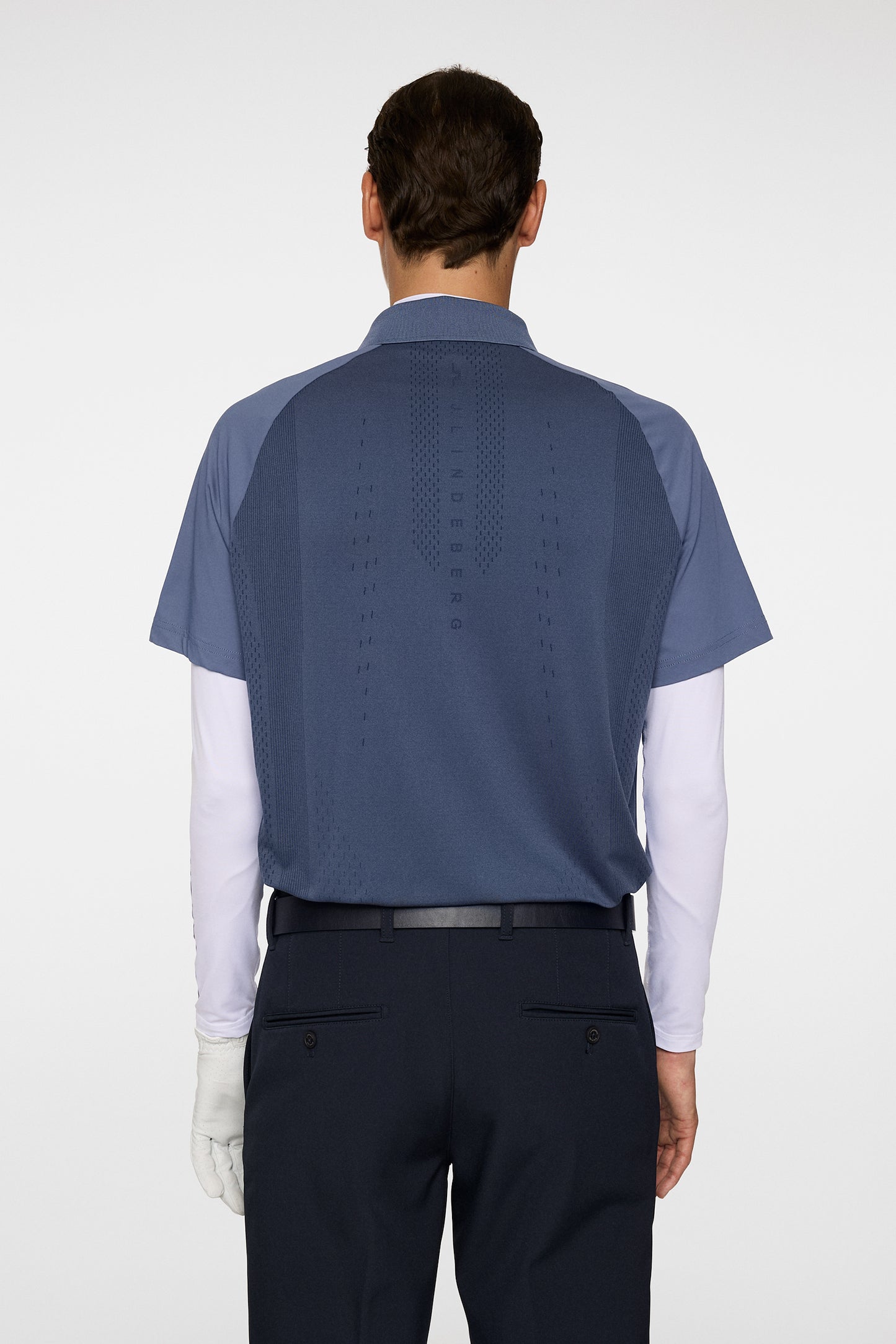 Ray Hybrid Polo in Vintage Indigo by J.Lindeberg