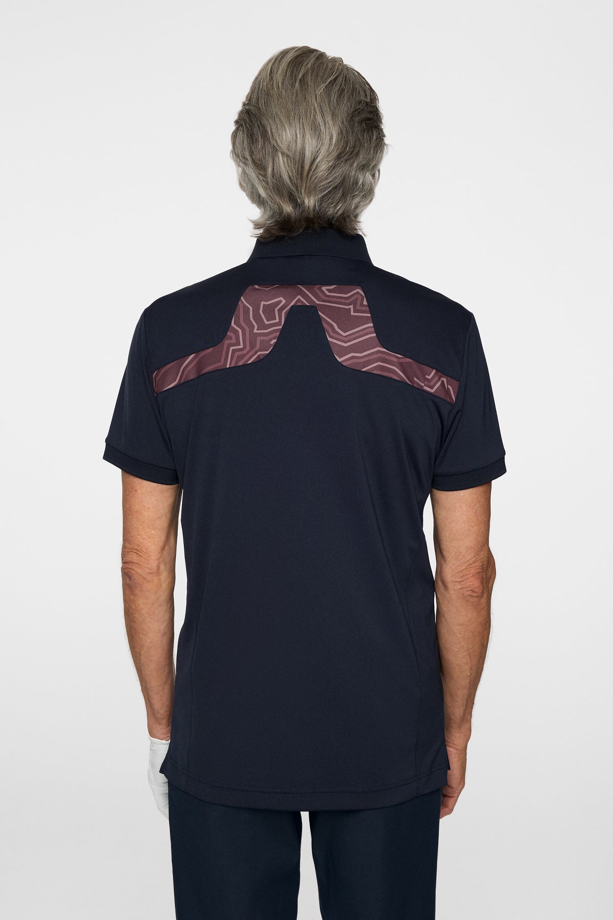 KV Print Polo in JL Navy by J.Lindeberg