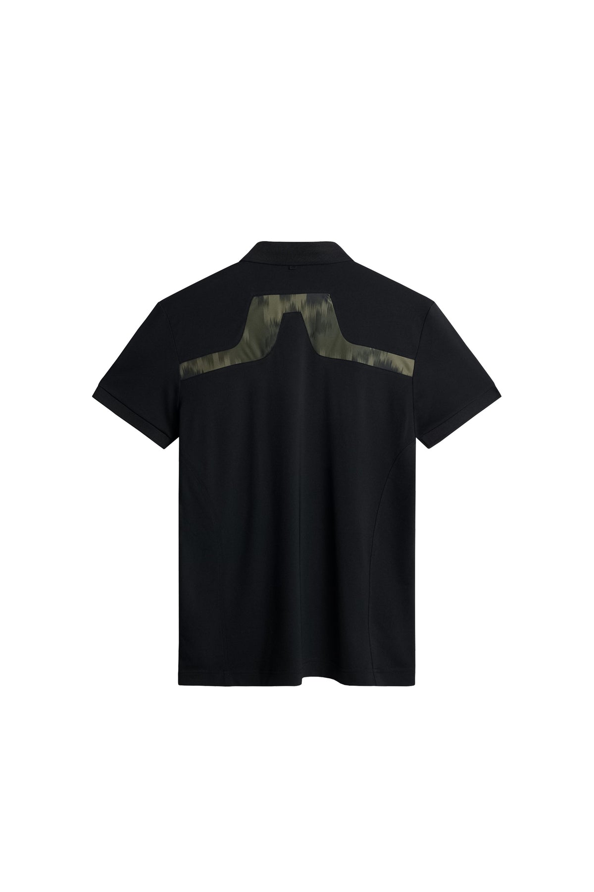 KV Print Polo in Black by J.Lindeberg