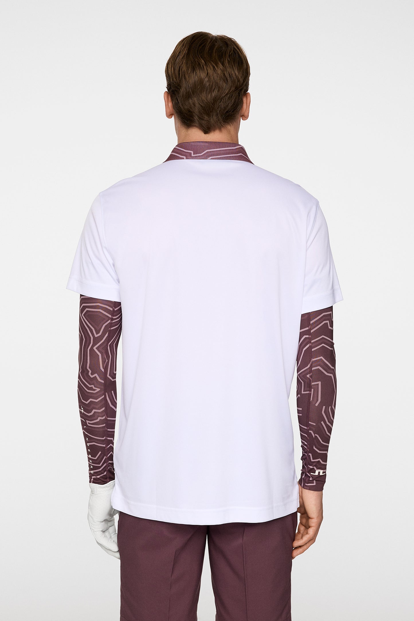 Glen Polo in White by J.Lindeberg