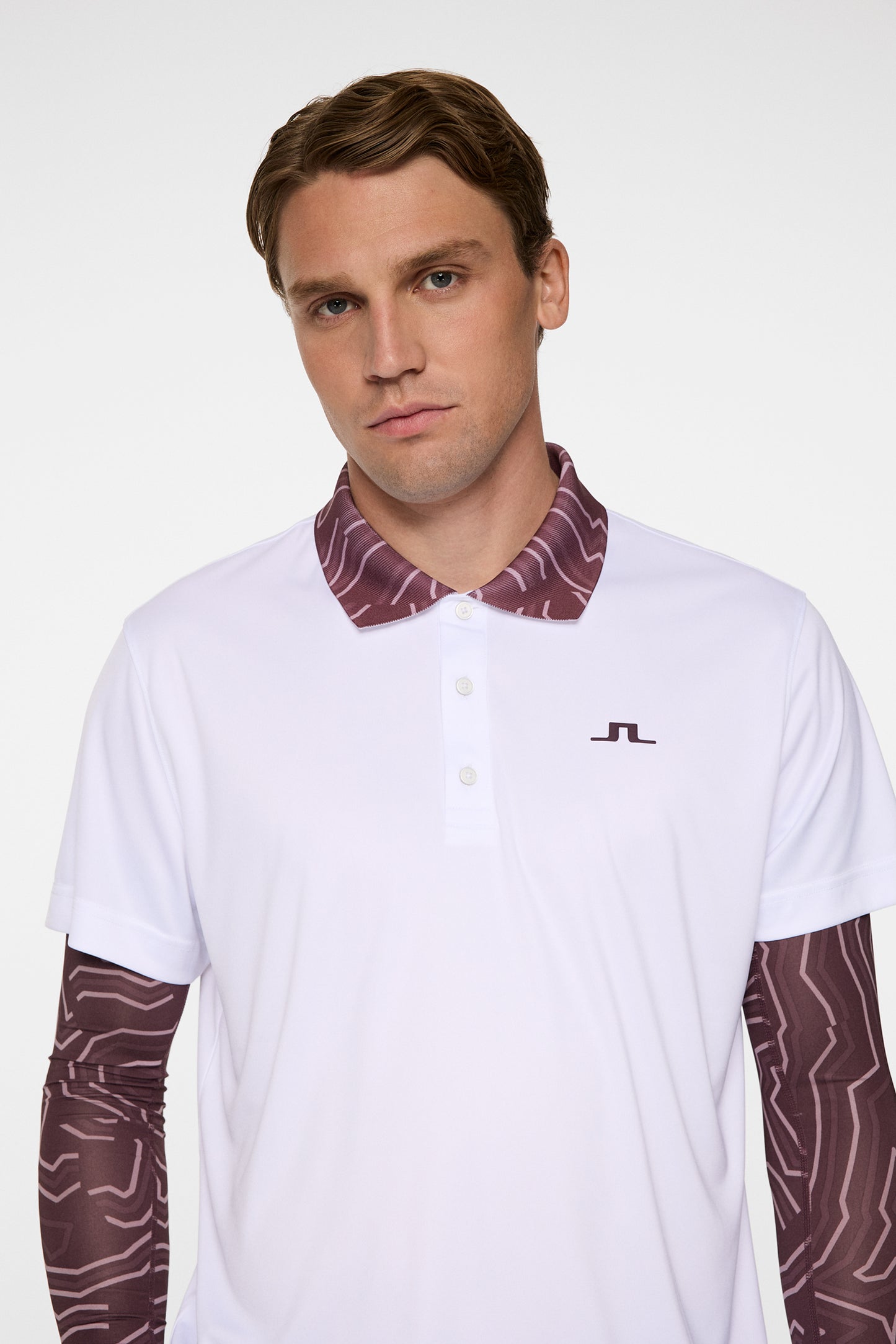 Glen Polo in White by J.Lindeberg