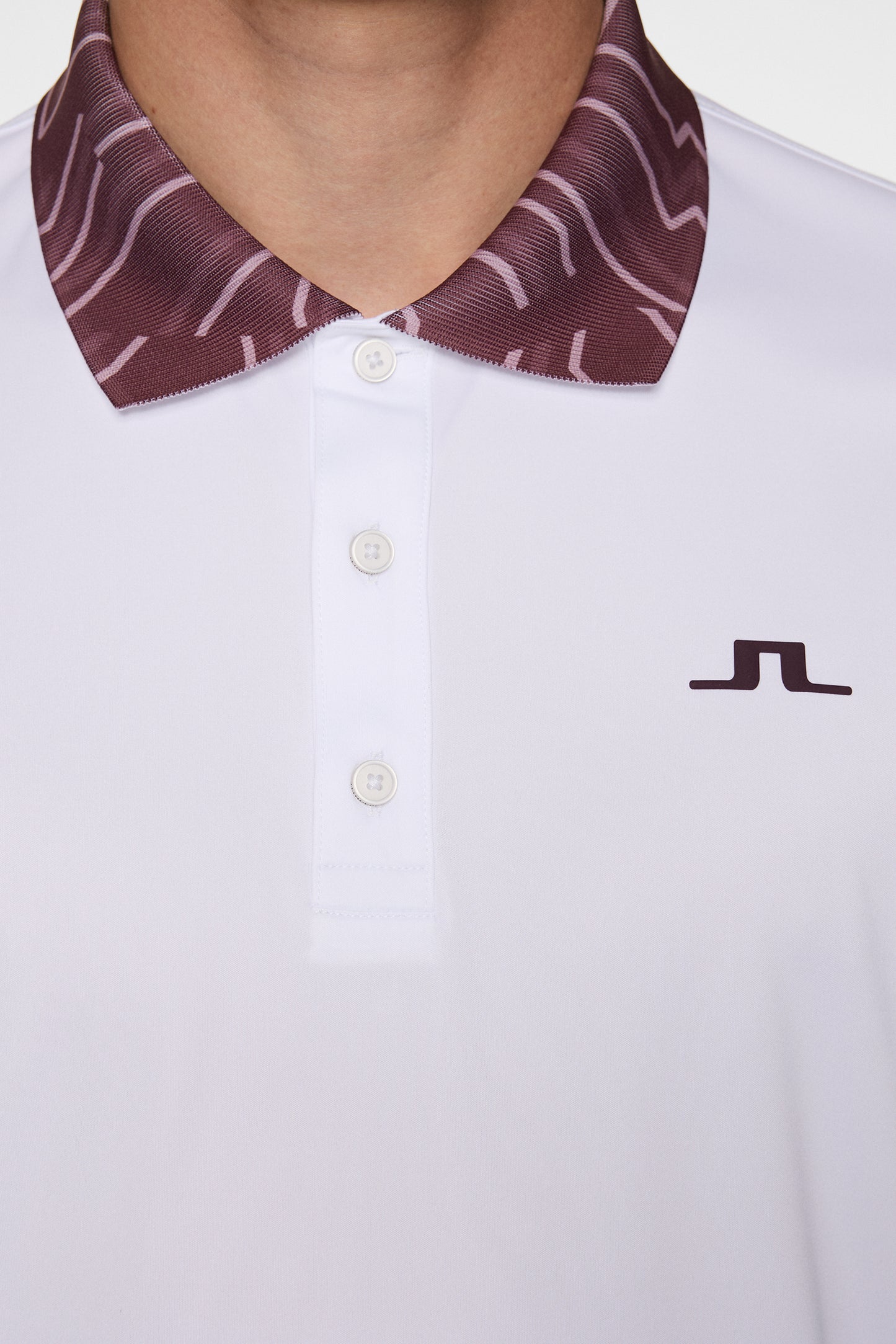 Glen Polo in White by J.Lindeberg