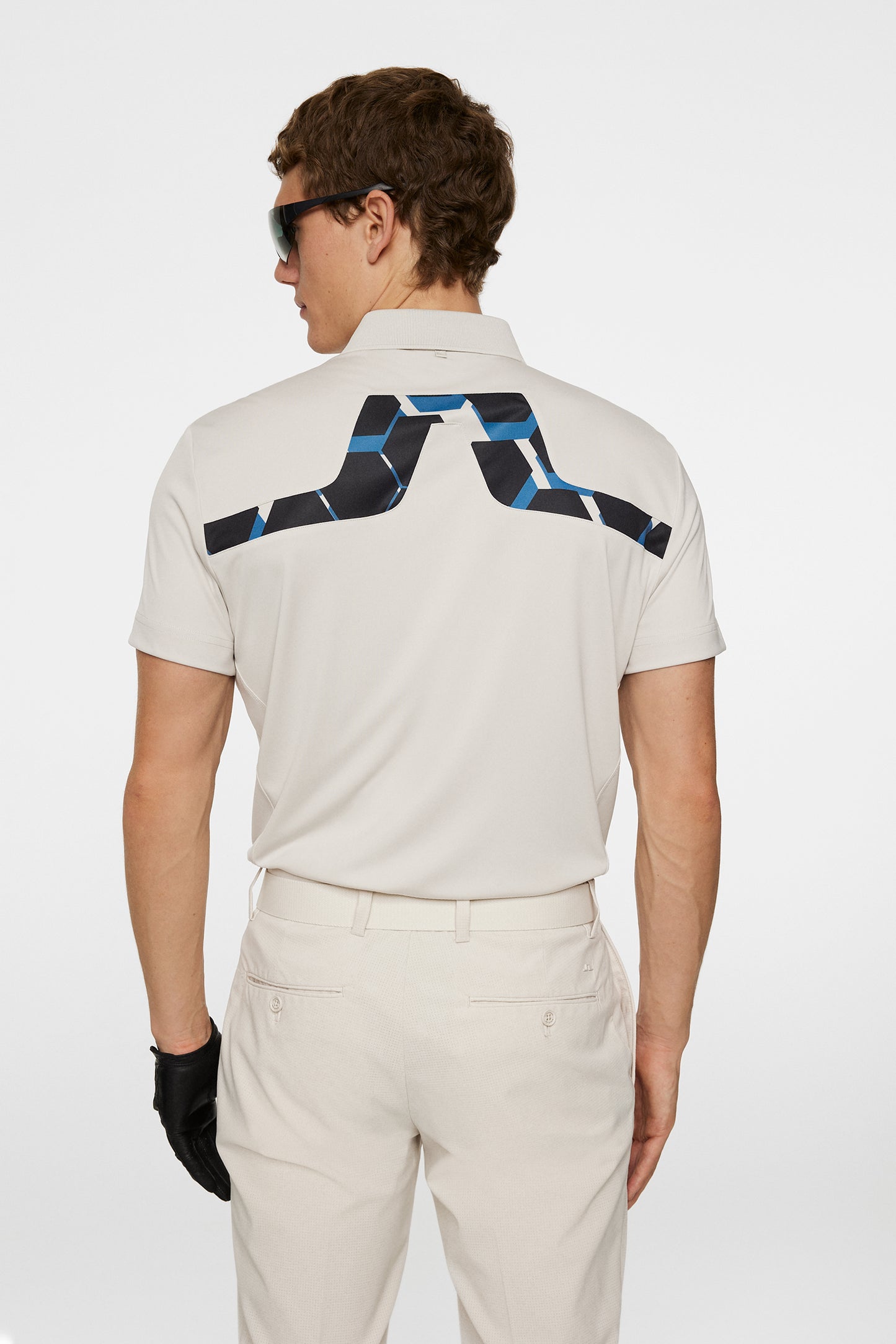 KV Tour Golf Polo in Moonbeam by J.Lindeberg