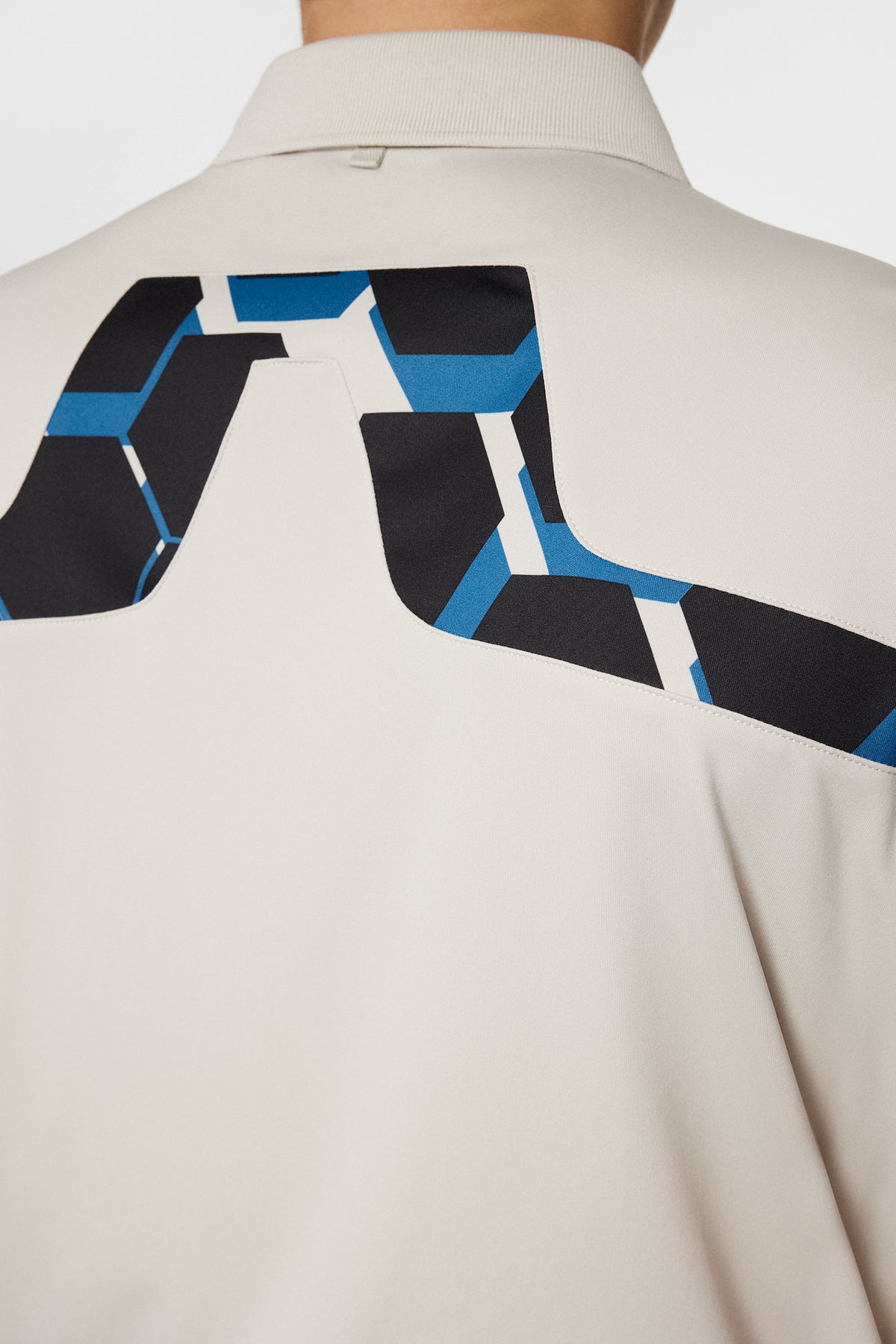 KV Tour Golf Polo in Moonbeam by J.Lindeberg