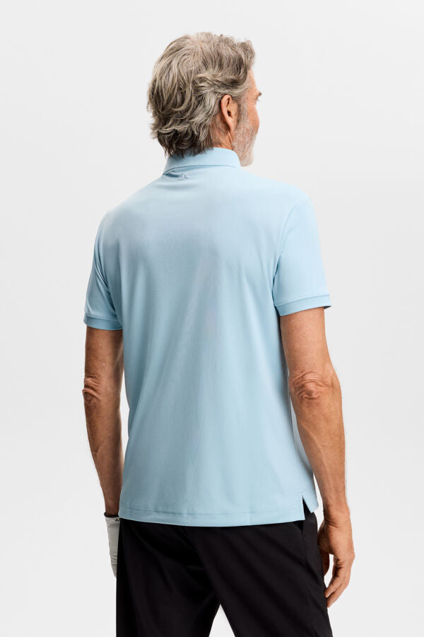 Tour Tech Polo / Forget-Me-Not