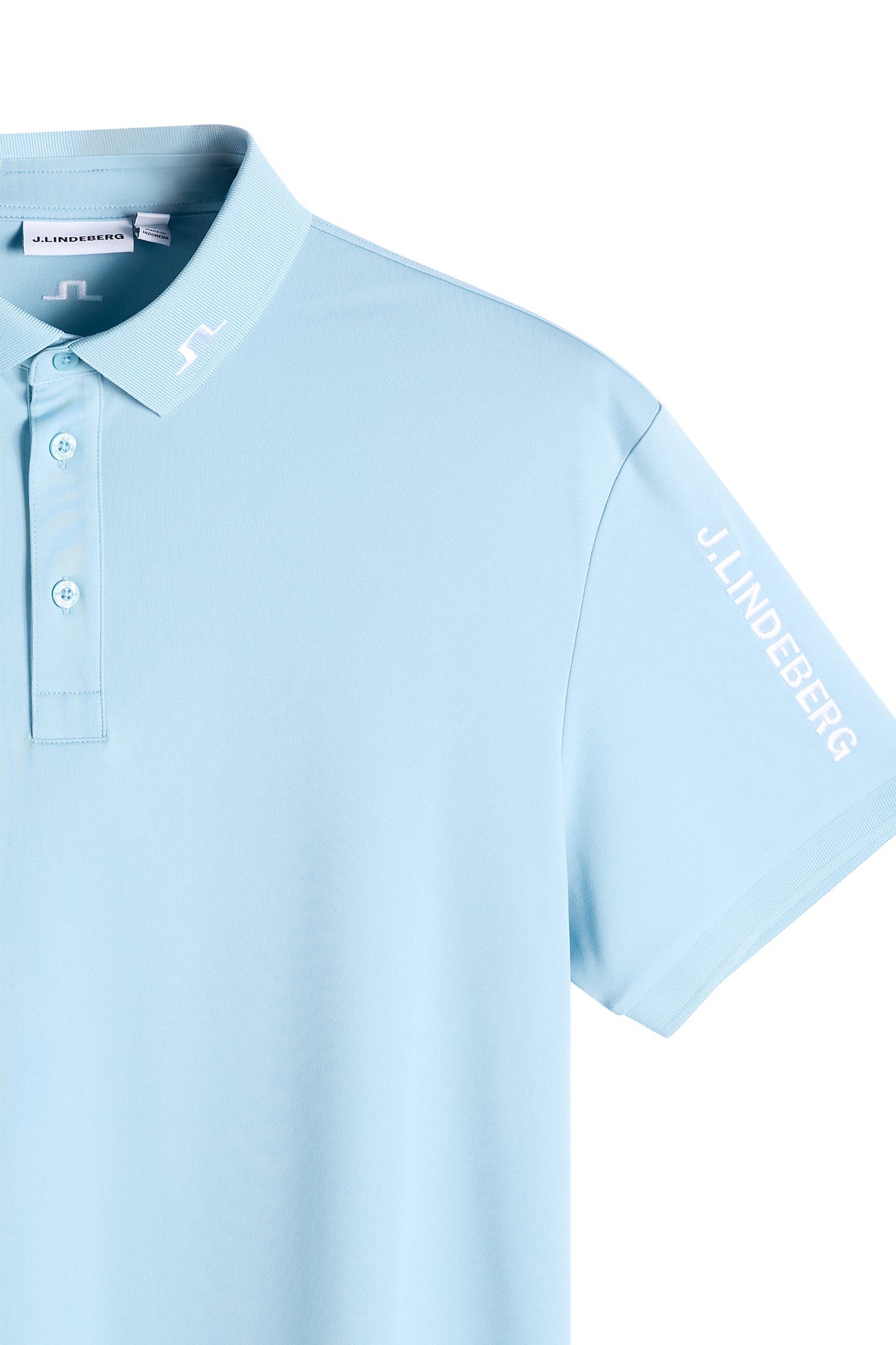 Tour Tech Polo in Forget-Me-Not by J.Lindeberg
