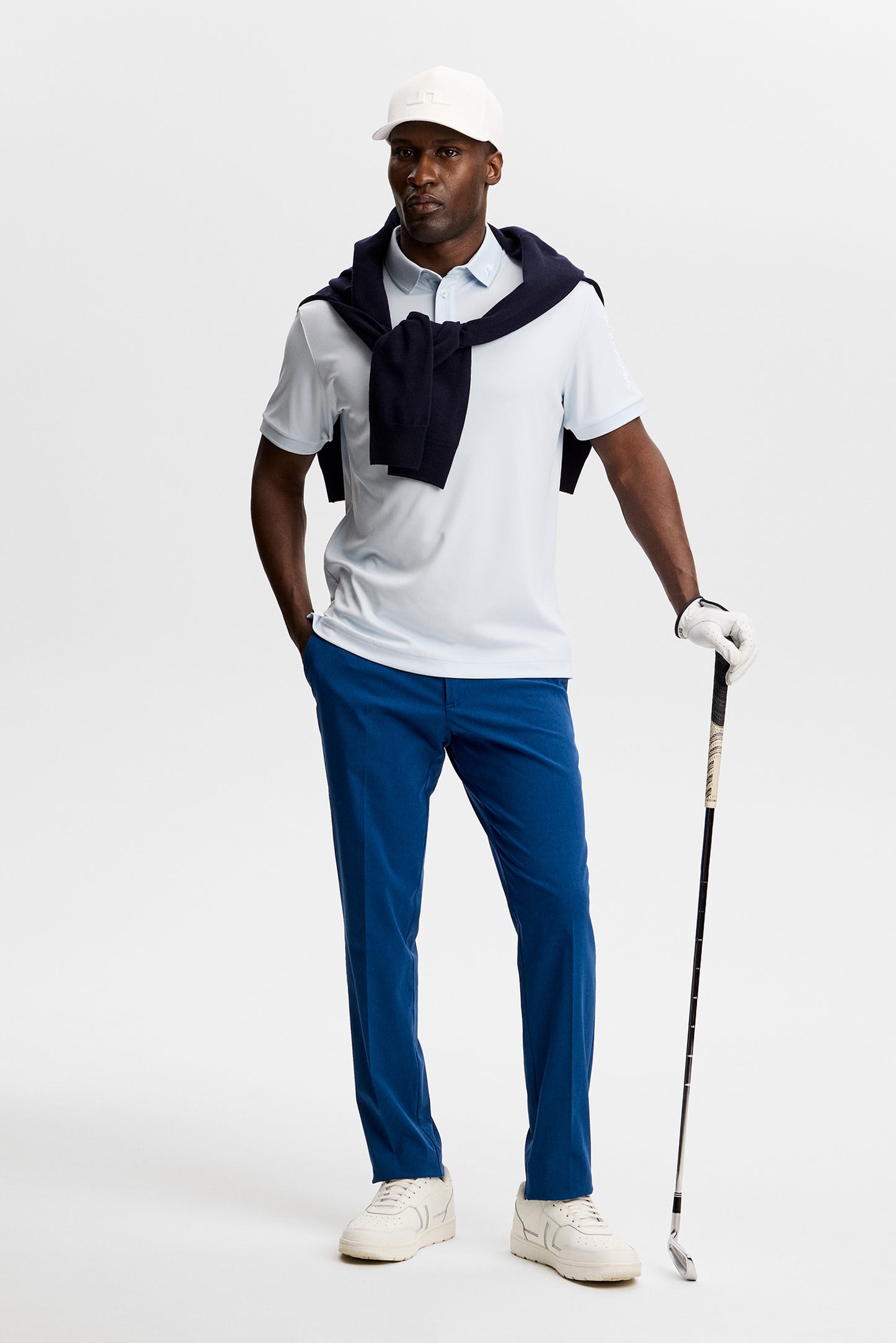 Tour Tech Polo in Skywriting by J.Lindeberg